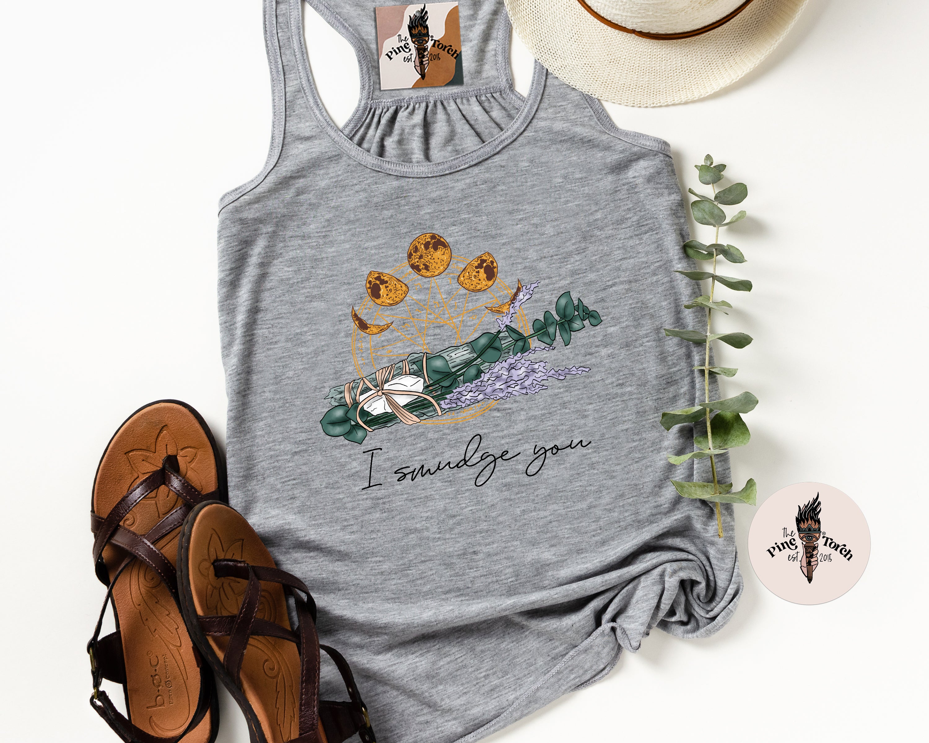 I SMUDGE YOU // FLOWY RACERBACK TANK