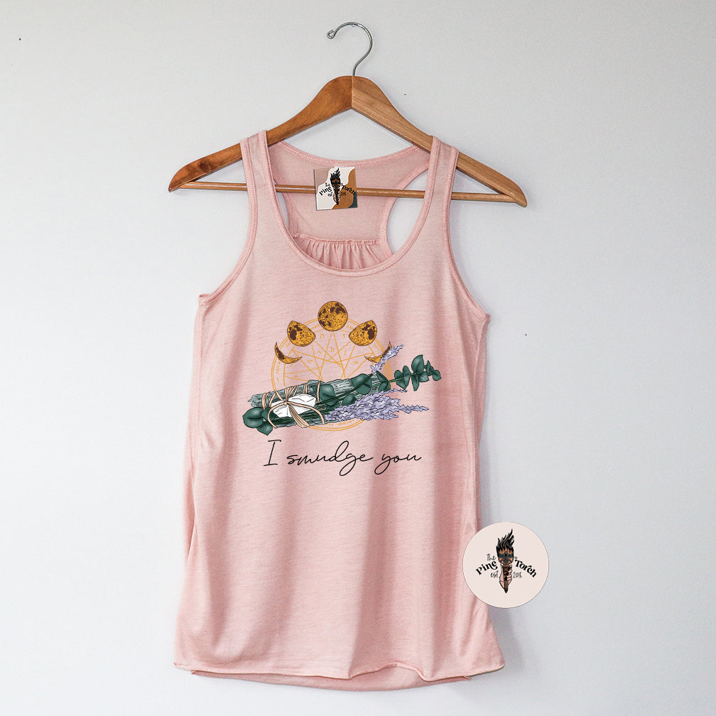 I SMUDGE YOU // FLOWY RACERBACK TANK