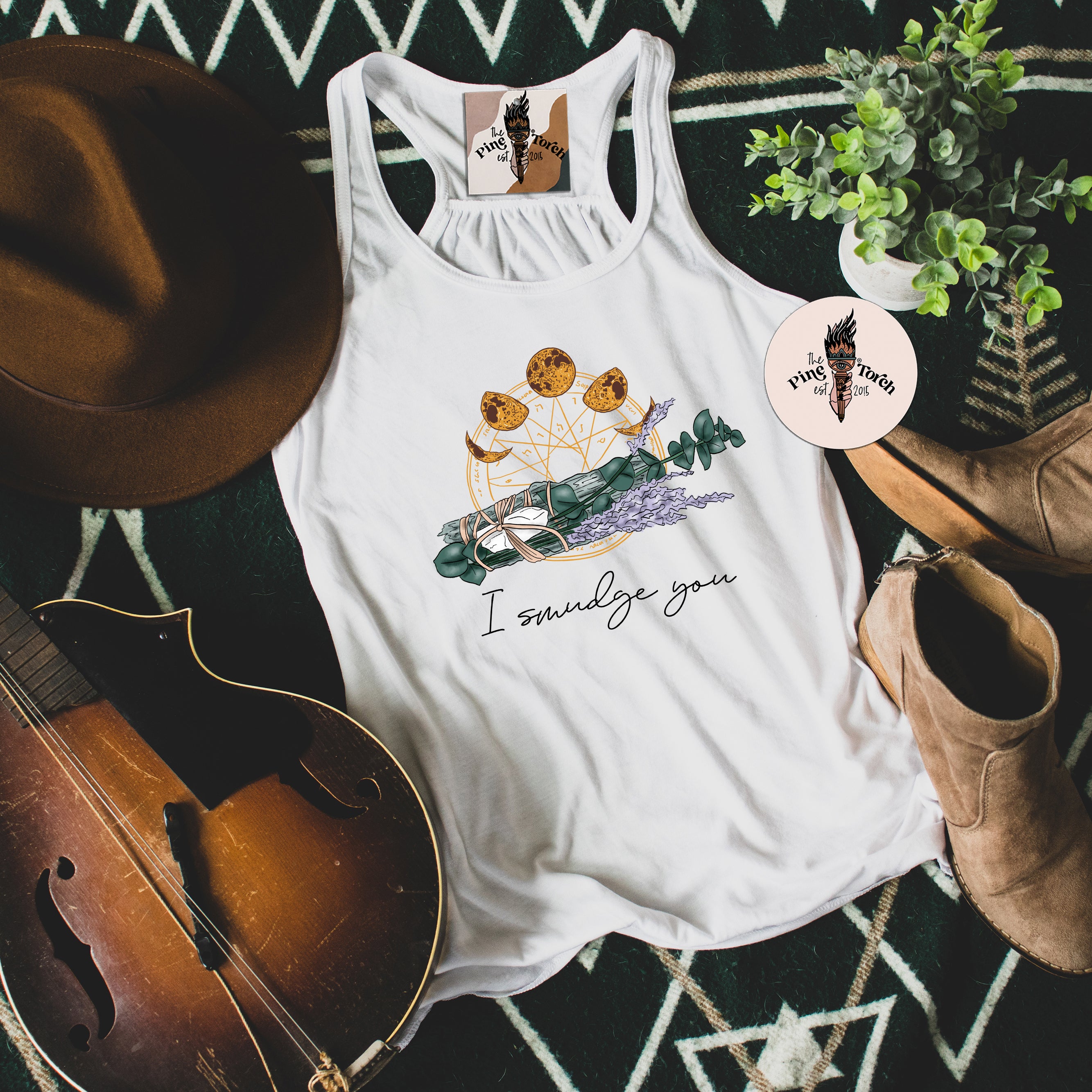 I SMUDGE YOU // FLOWY RACERBACK TANK