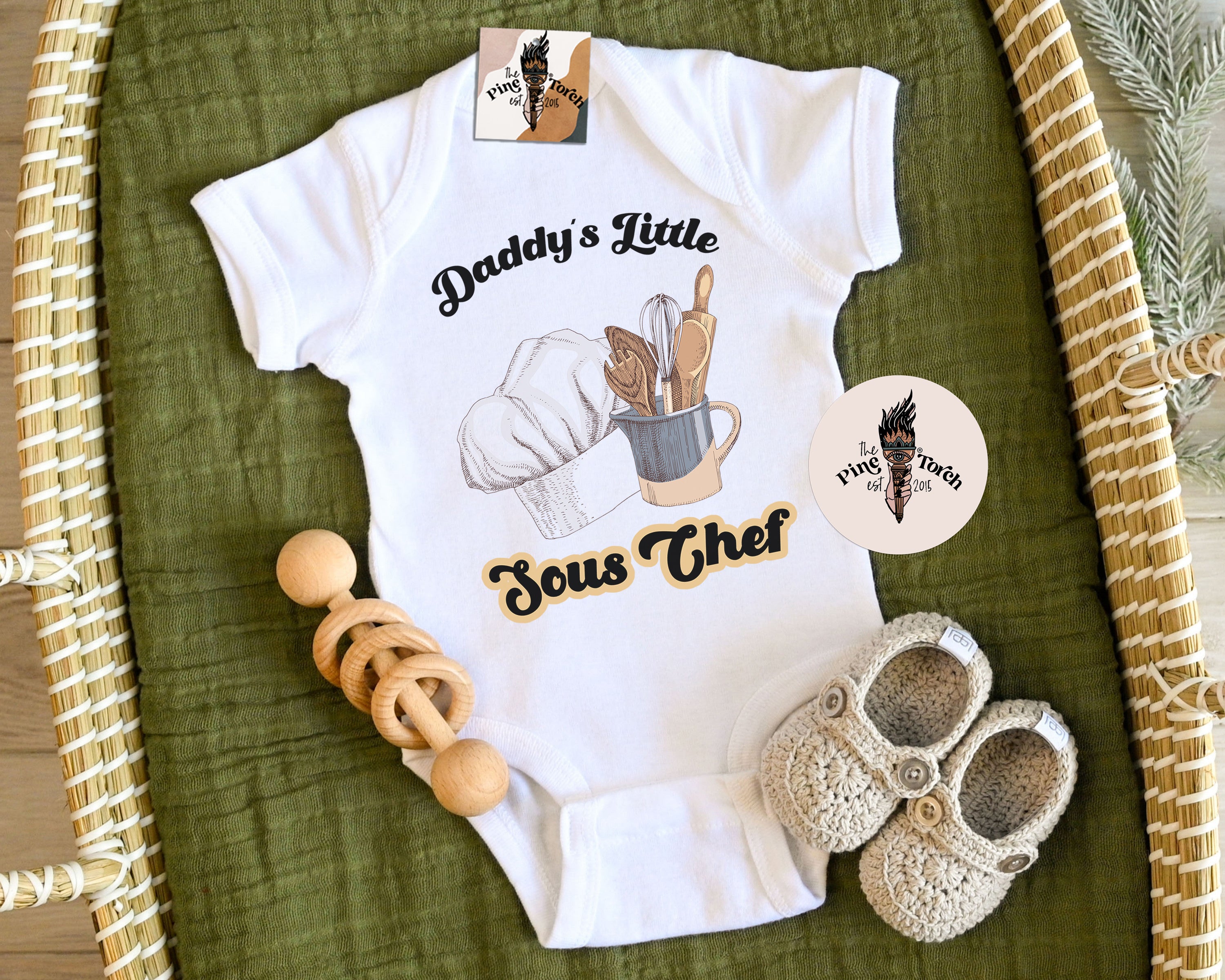 « DADDY'S LITTLE SOUS CHEF » BODYSUIT