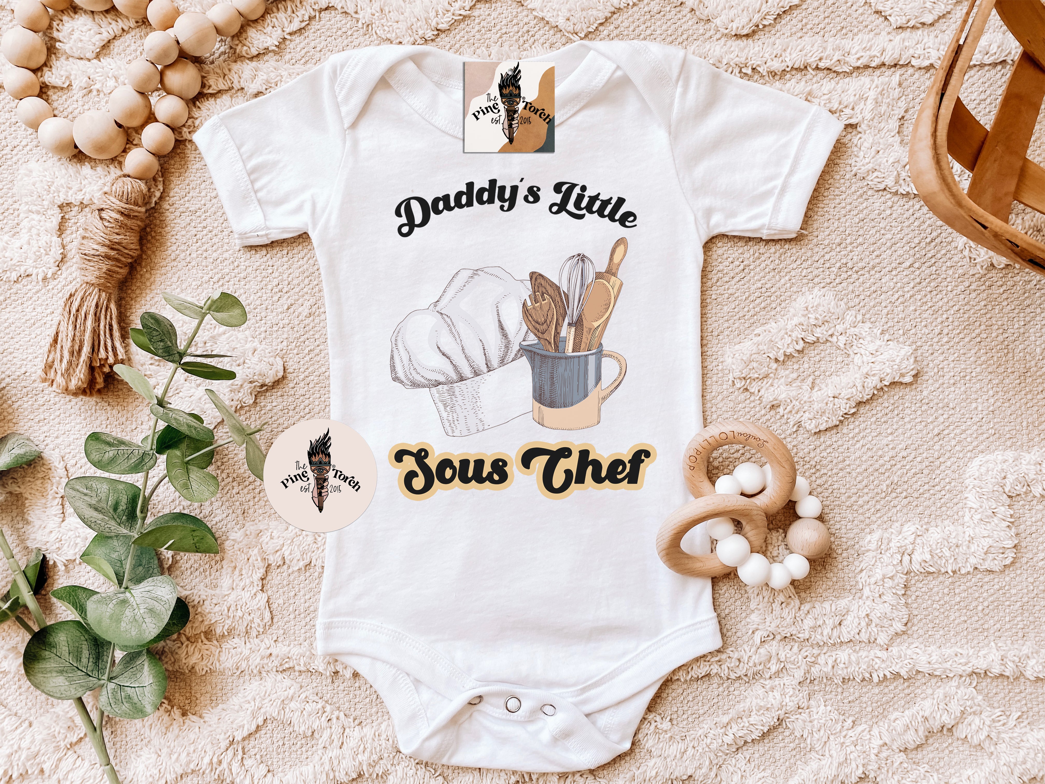 « DADDY'S LITTLE SOUS CHEF » BODYSUIT