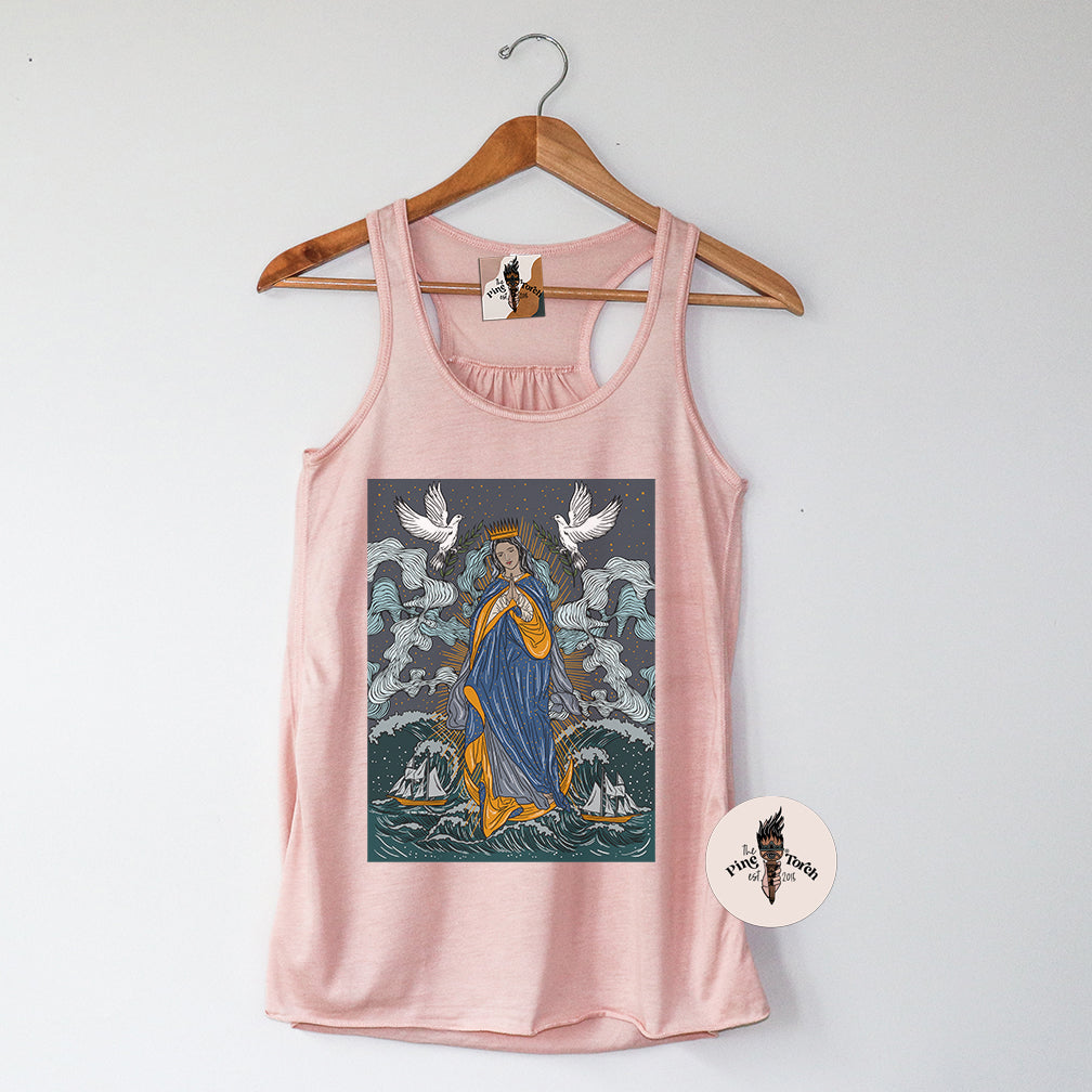 MARY STAR OF THE SEA // FLOWY RACERBACK TANK