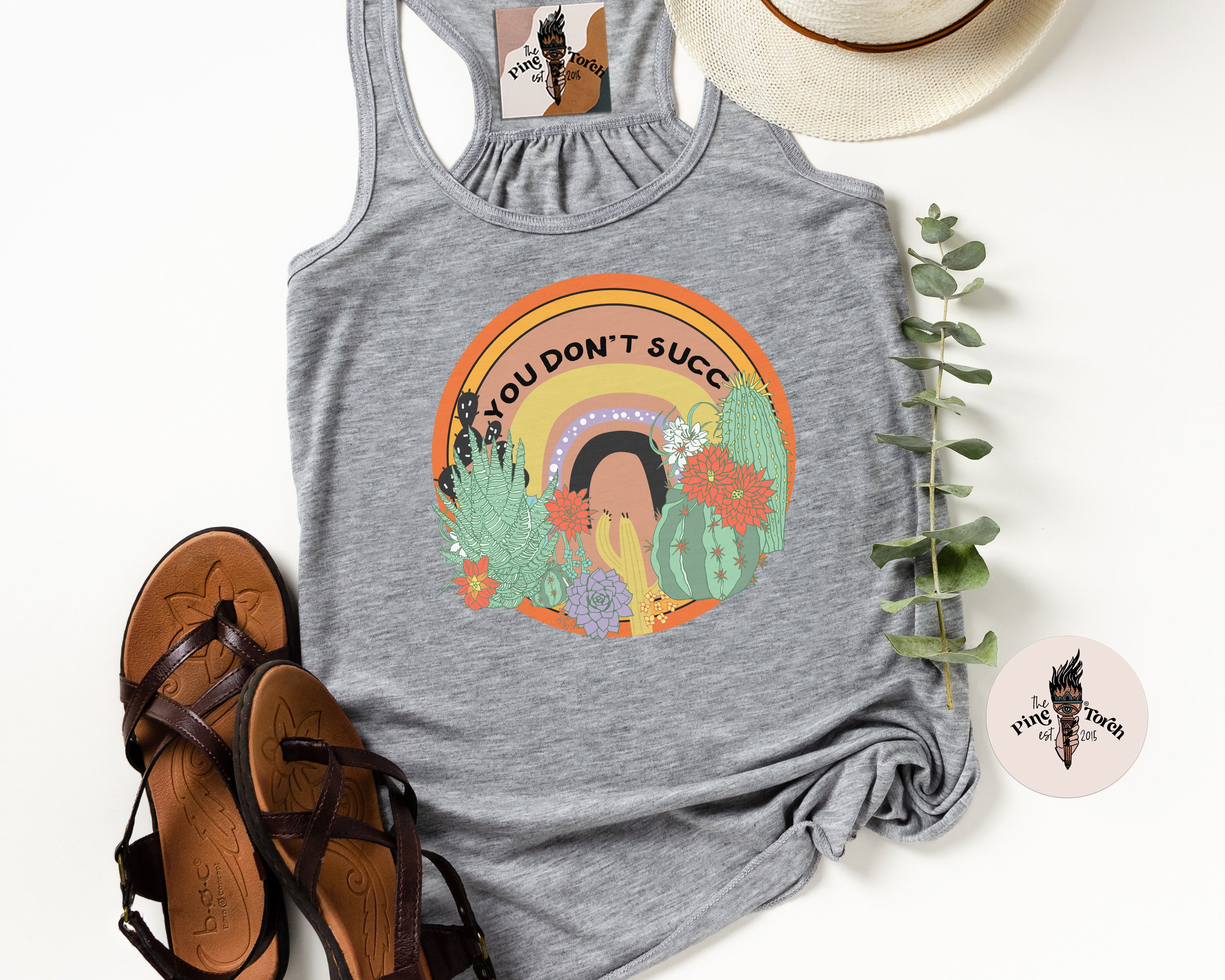YOU DON'T SUCC // FLOWY RACERBACK TANK