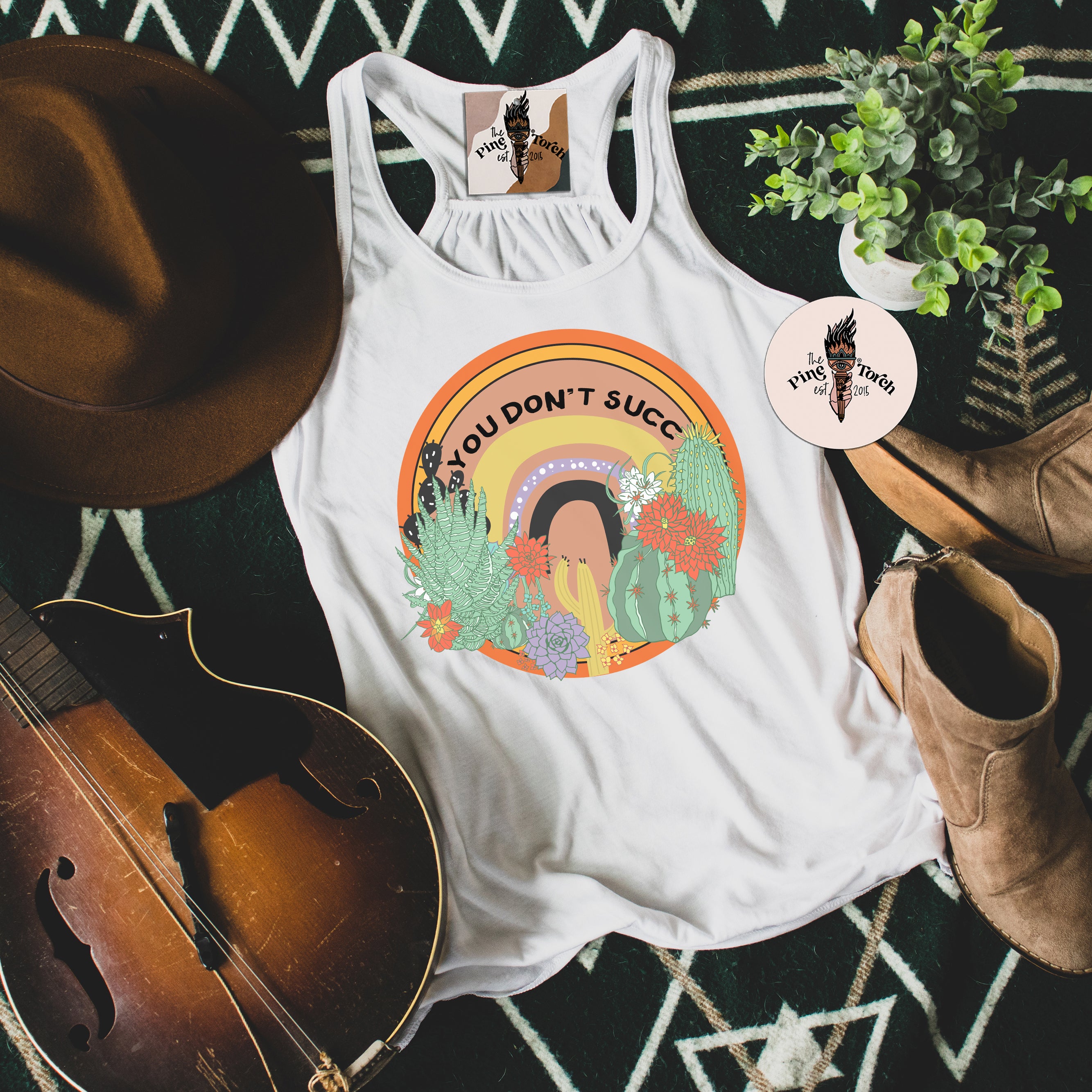 YOU DON'T SUCC // FLOWY RACERBACK TANK