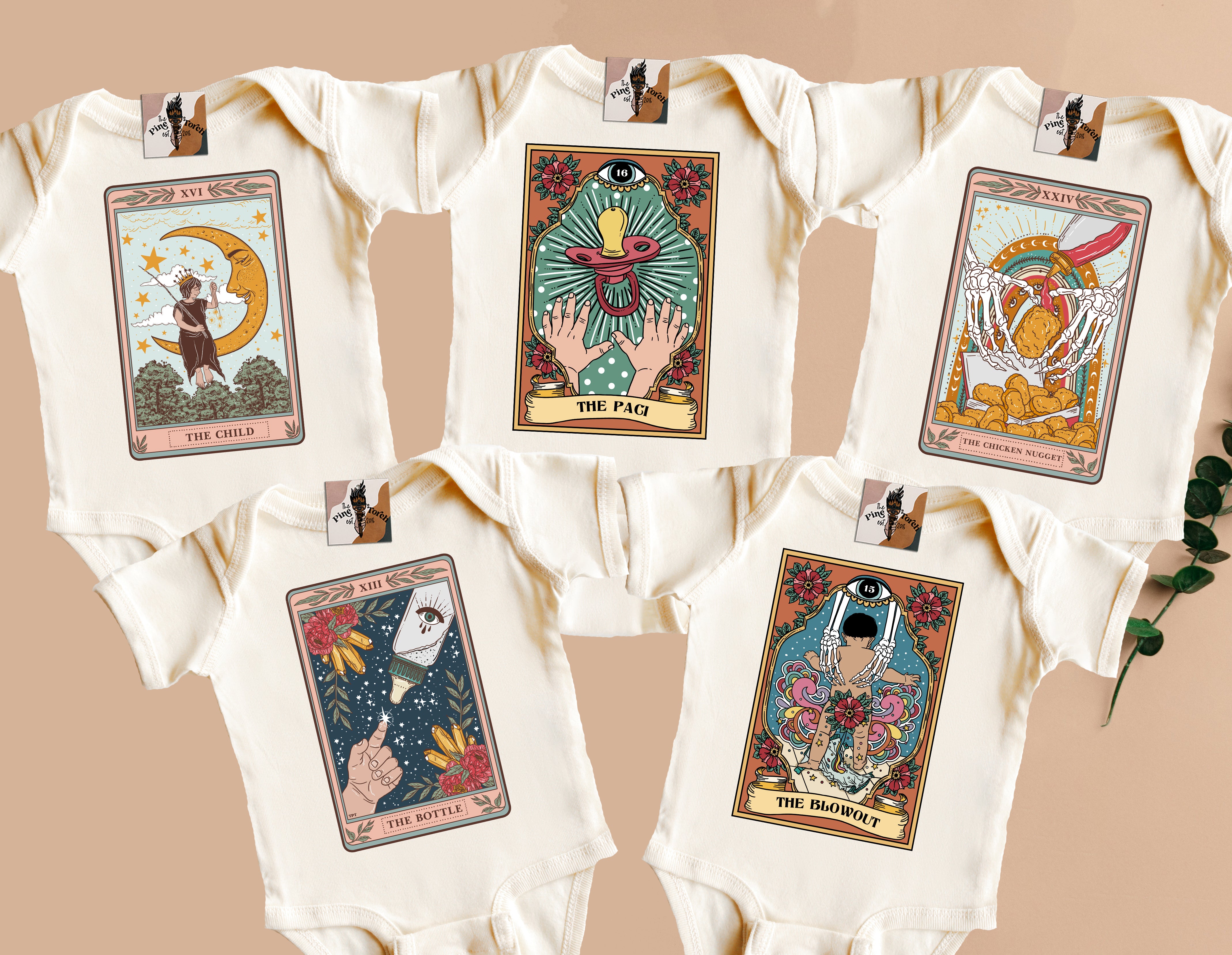 « TAROT THEME STARTER PACK » 5 BODYSUIT BUNDLE