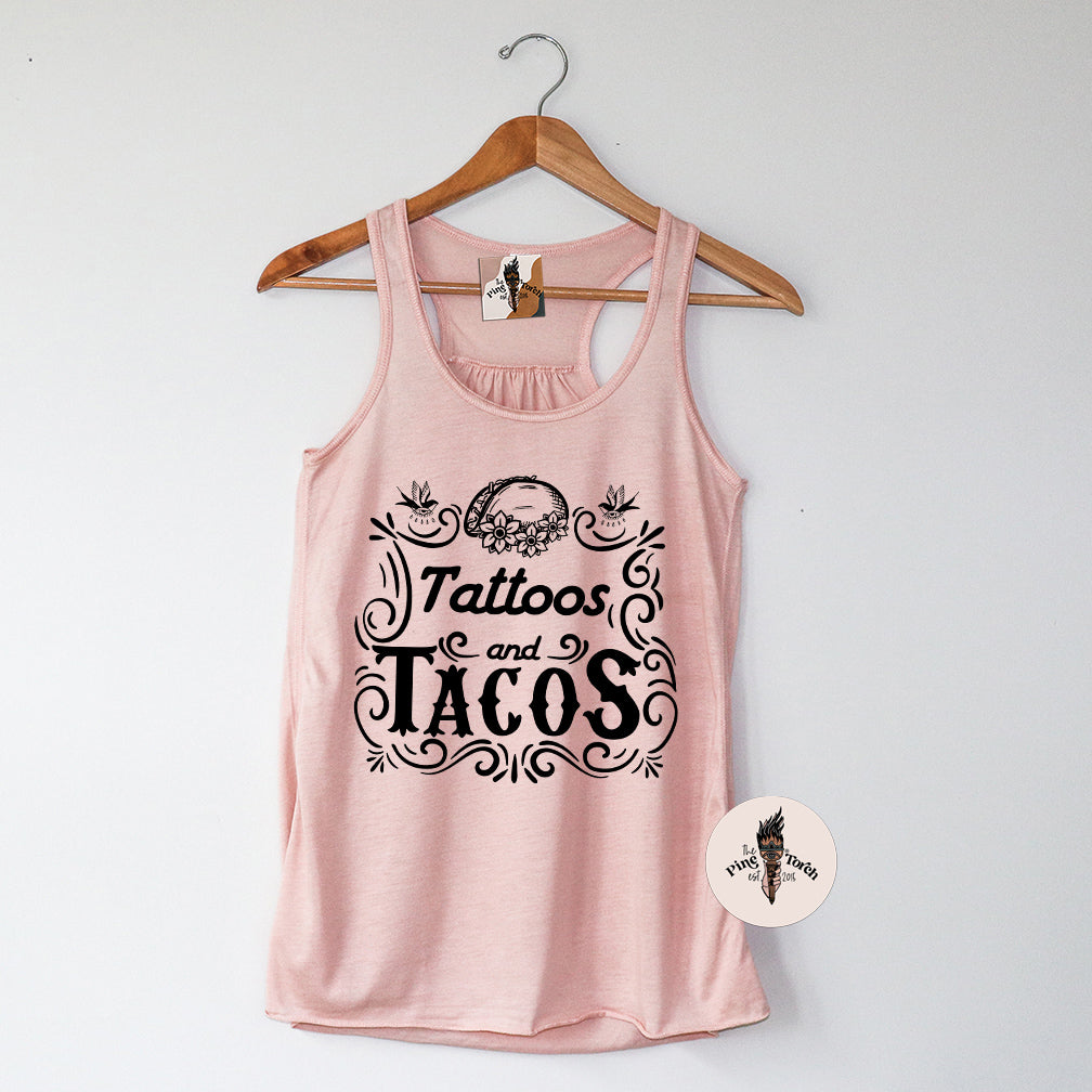 TATTOOS AND TACOS // FLOWY RACERBACK TANK
