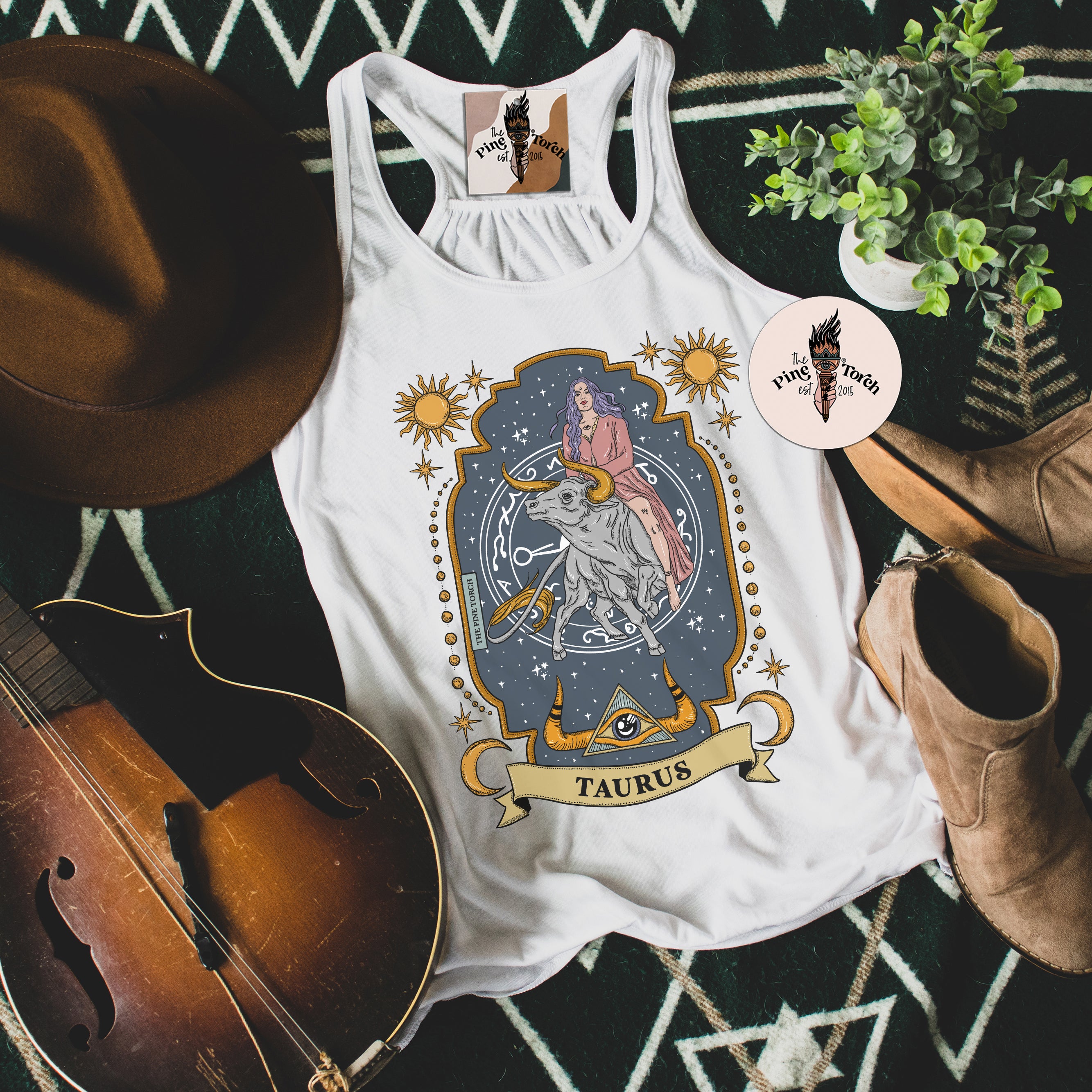 TAURUS // FLOWY RACERBACK TANK
