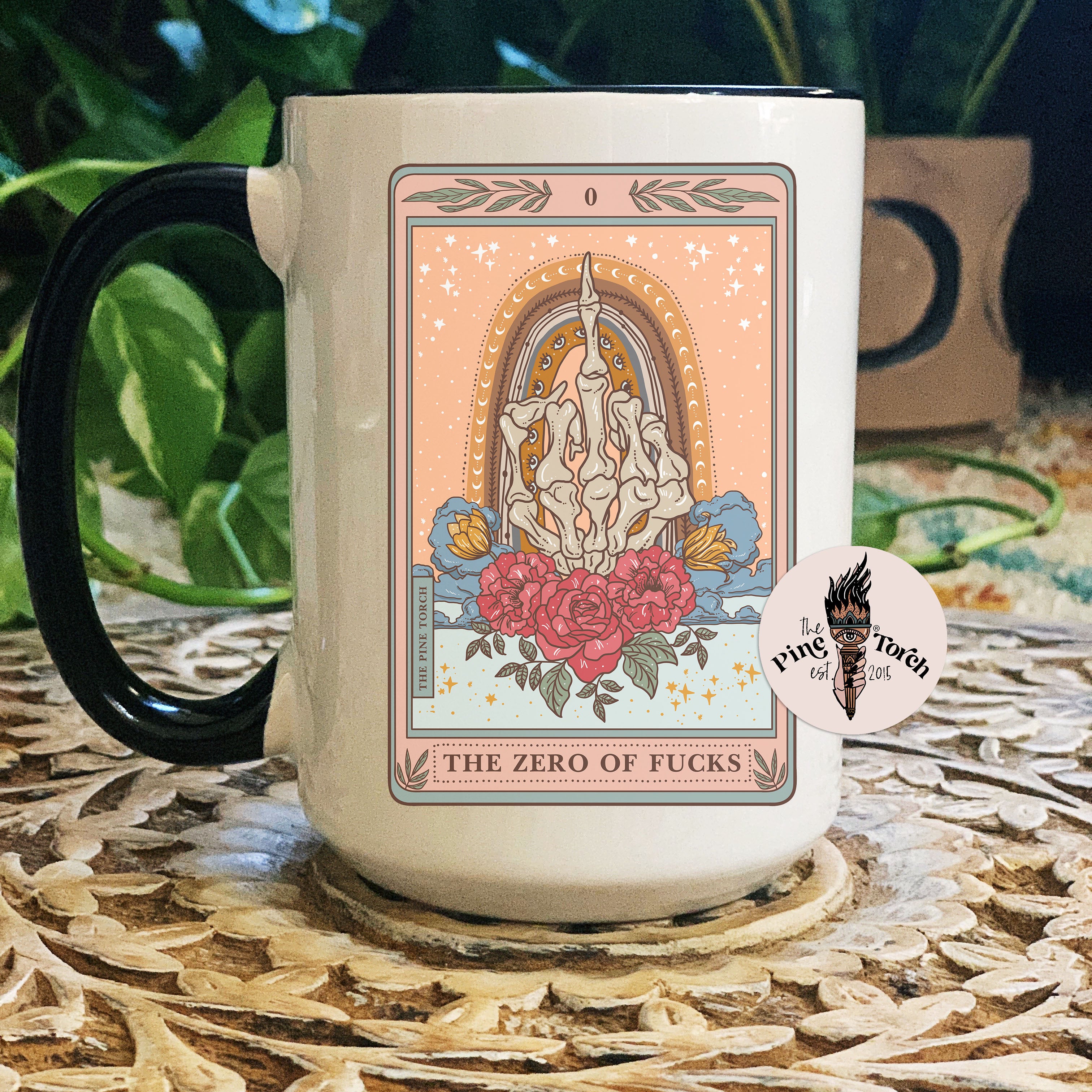 THE ZERO OF FUCKS // 15 oz COFFEE MUG