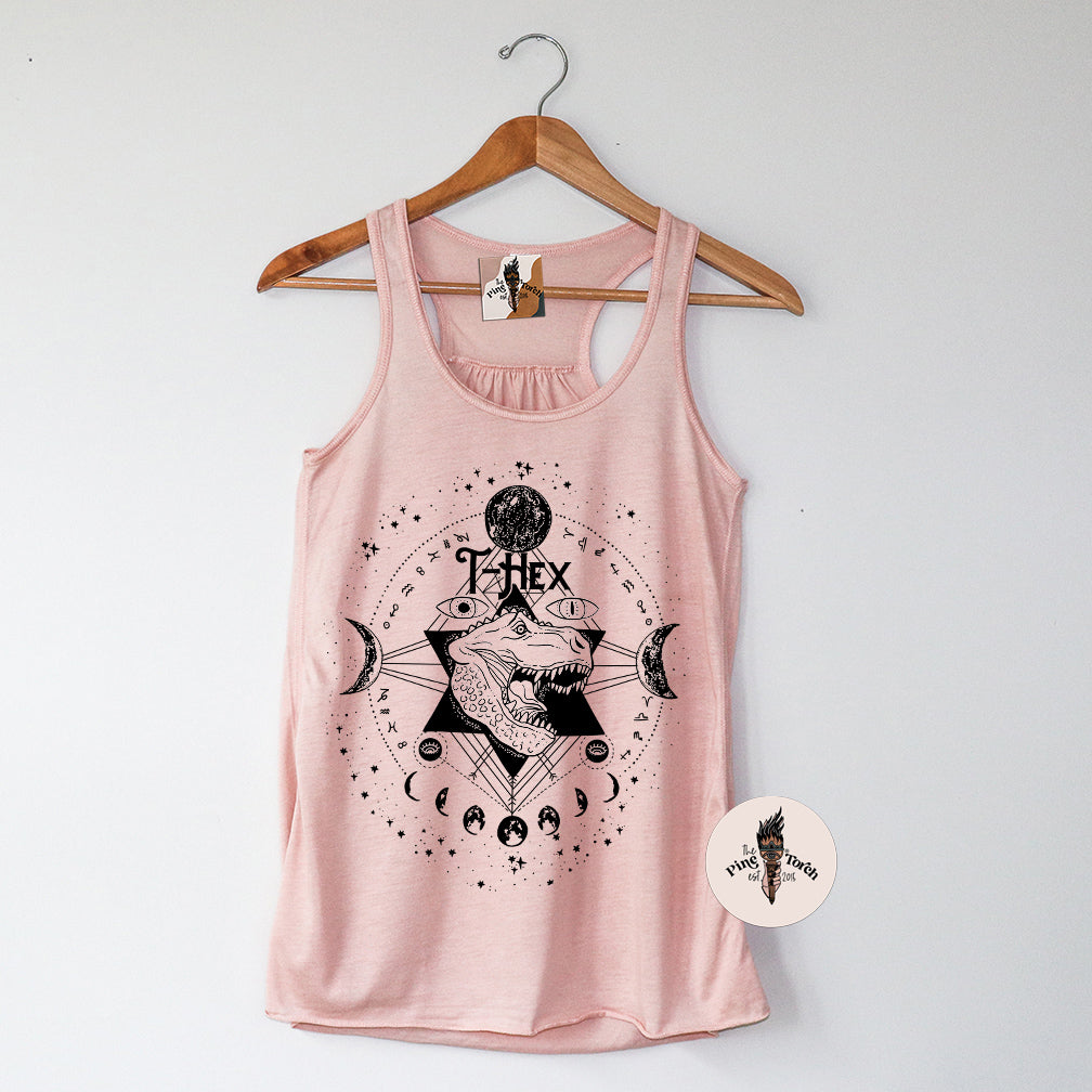 T HEX // FLOWY RACERBACK TANK