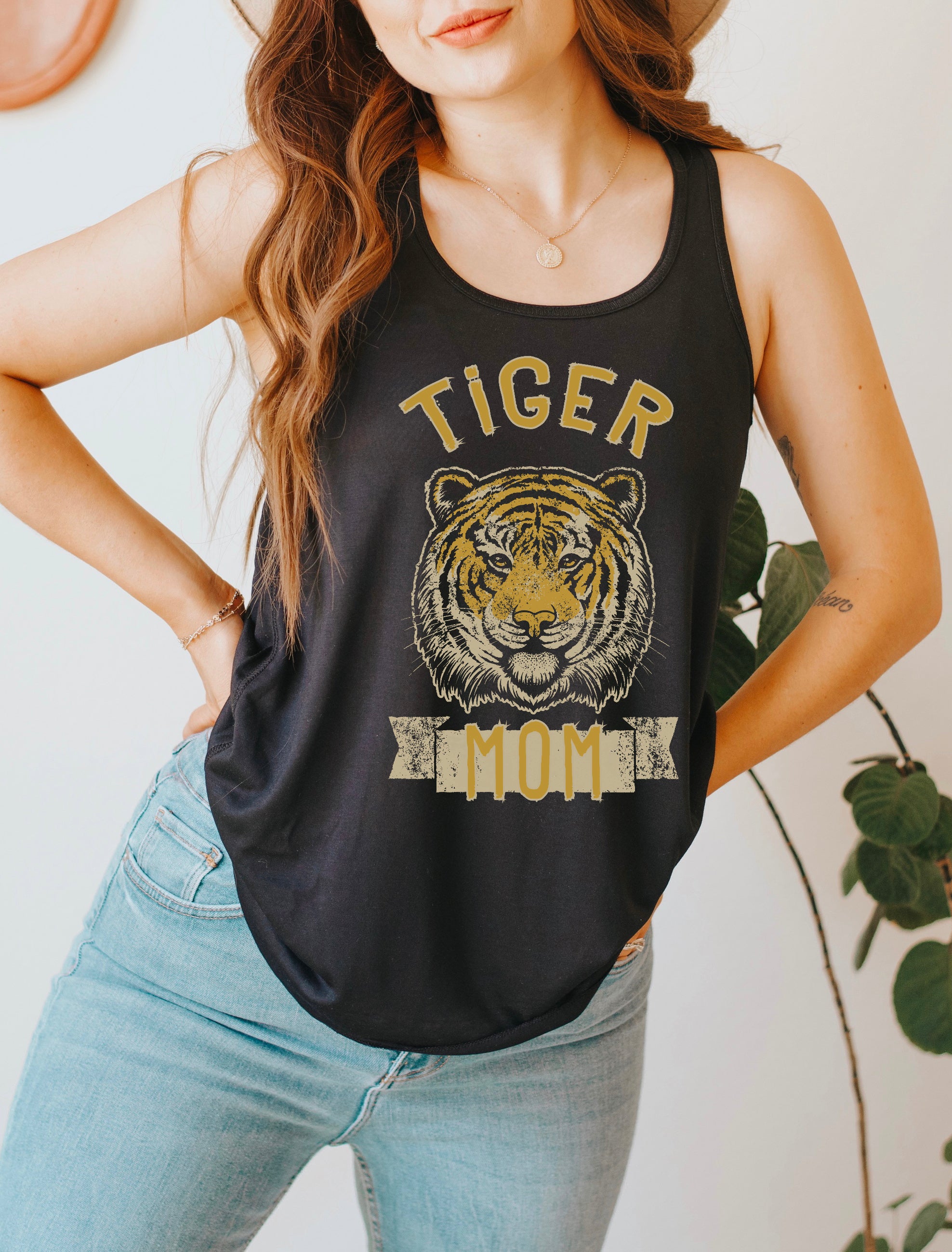 TIGER MOM // FLOWY RACERBACK TANK