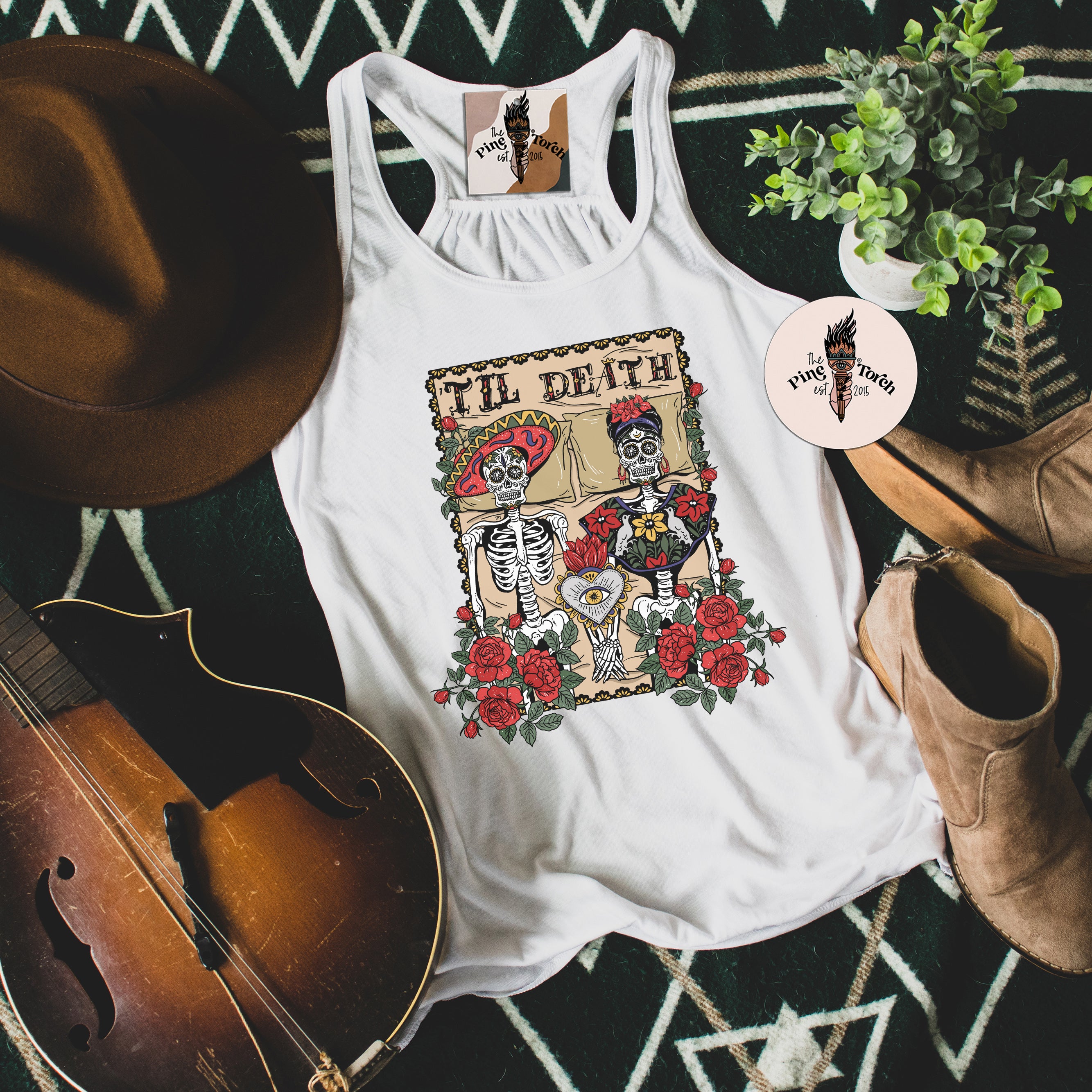 'TIL DEATH // FLOWY RACERBACK TANK