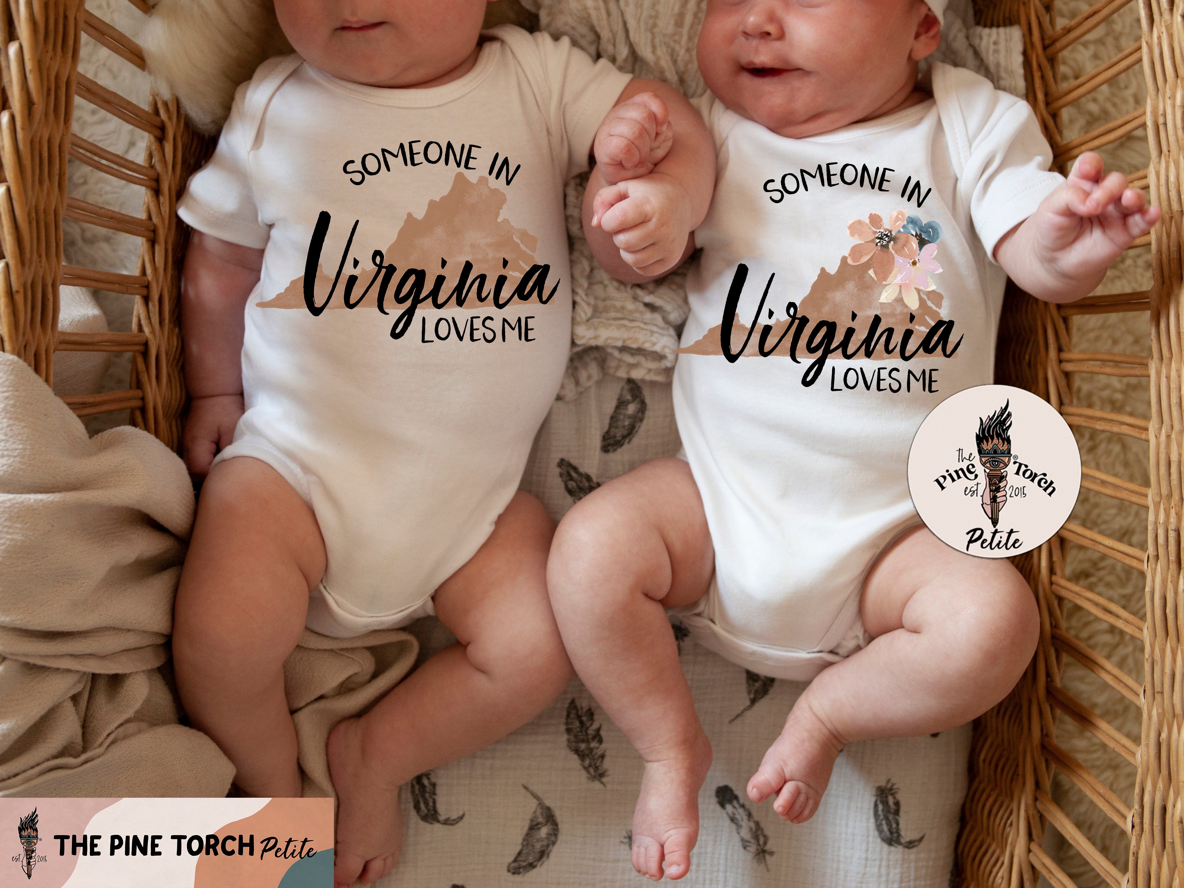 « SOMEONE IN VIRGINIA LOVES ME » BODYSUIT