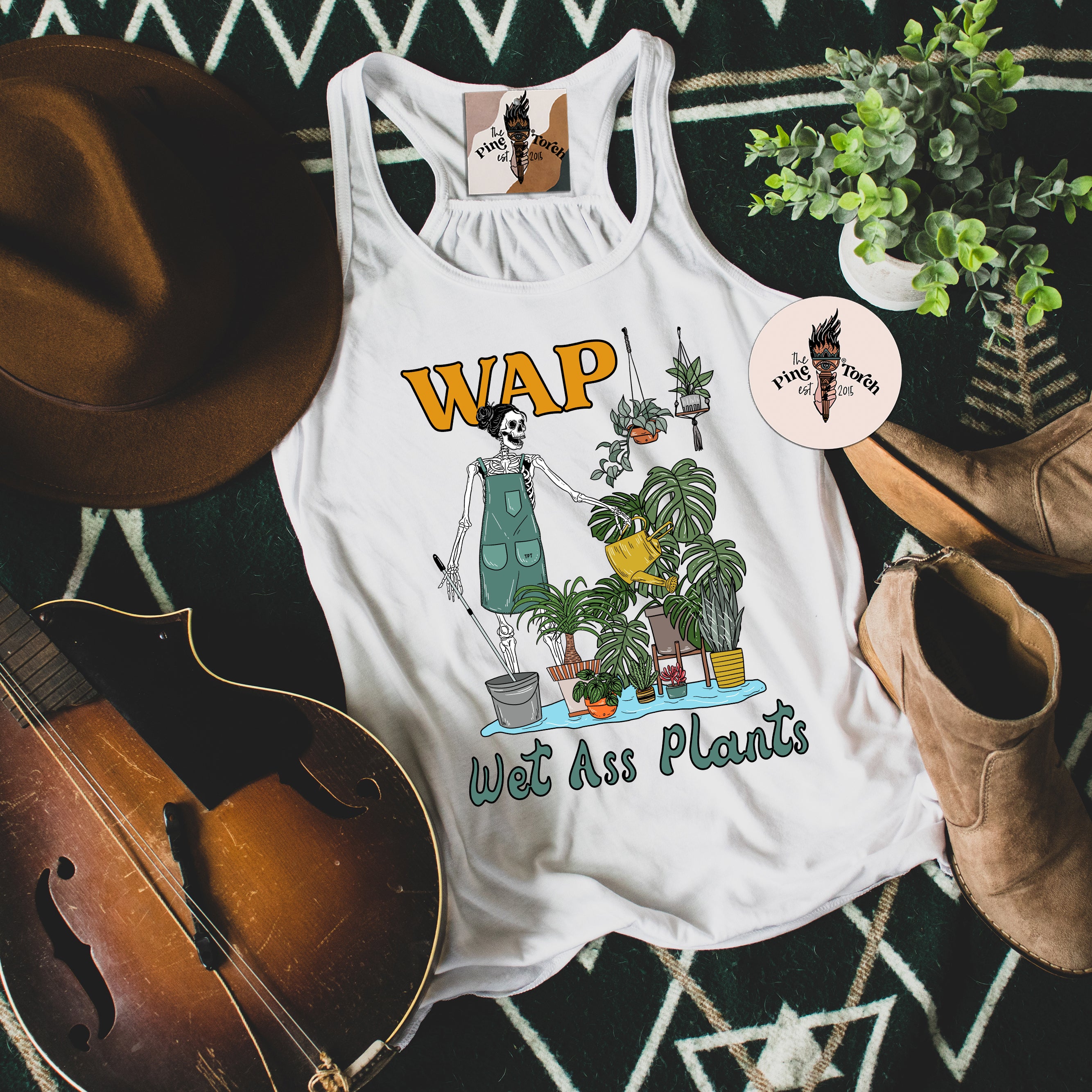 WET ASS PLANTS // FLOWY RACERBACK TANK