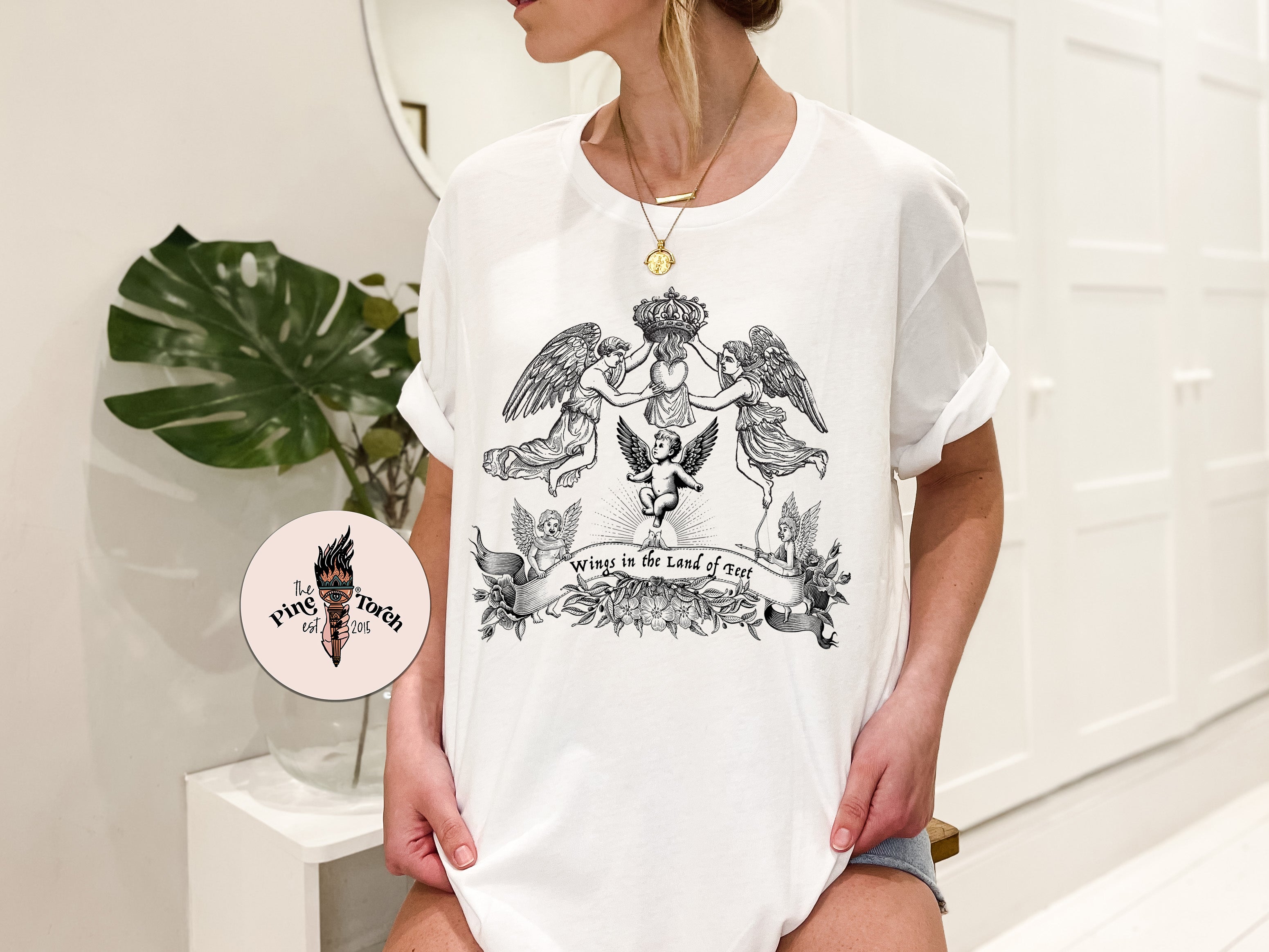 « WINGS IN THE LAND OF FEET » KIDS TEE