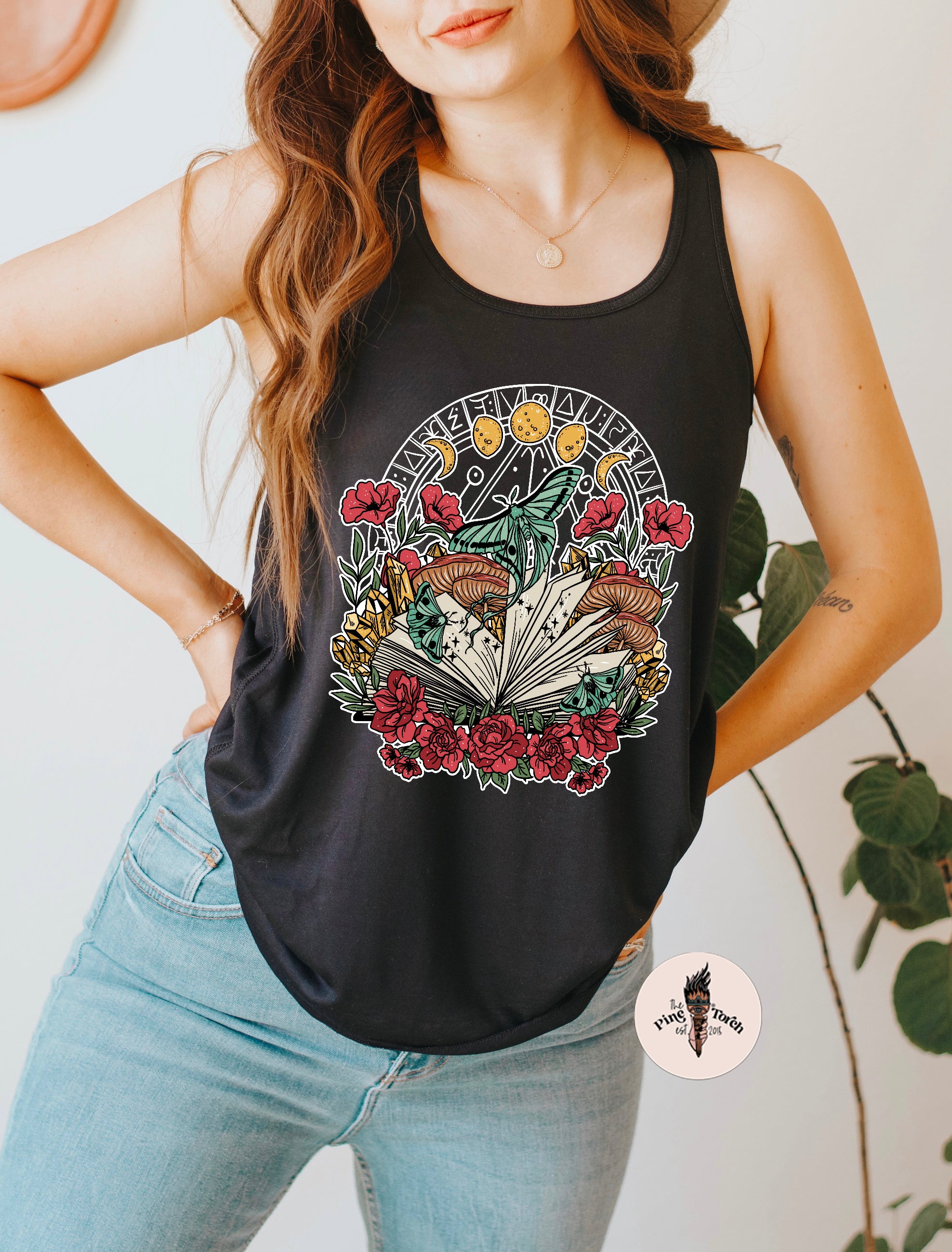 WITCHY BOOK // FLOWY RACERBACK TANK