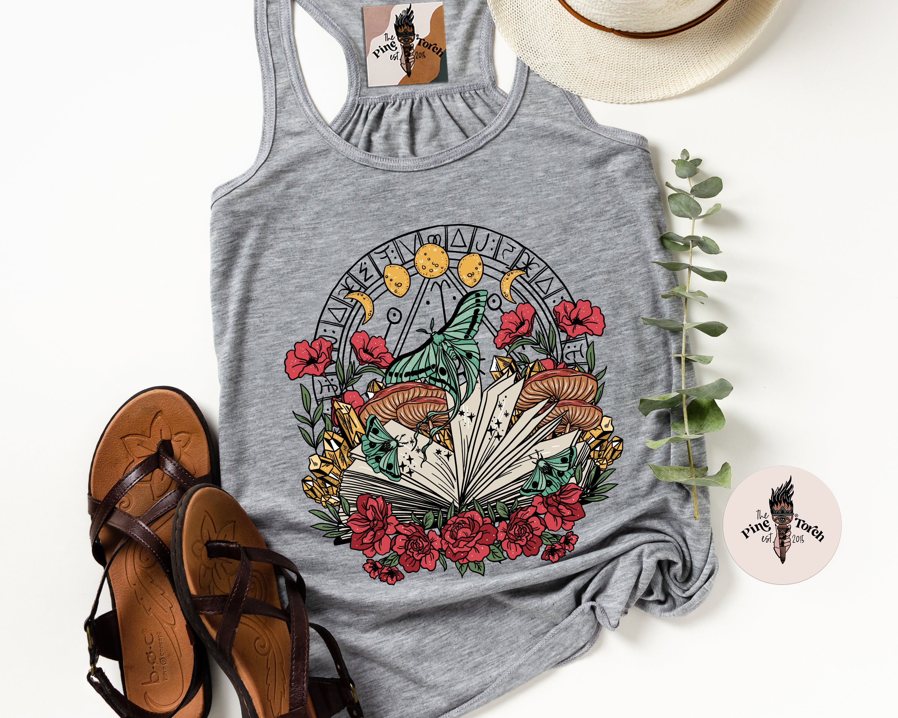 WITCHY BOOK // FLOWY RACERBACK TANK