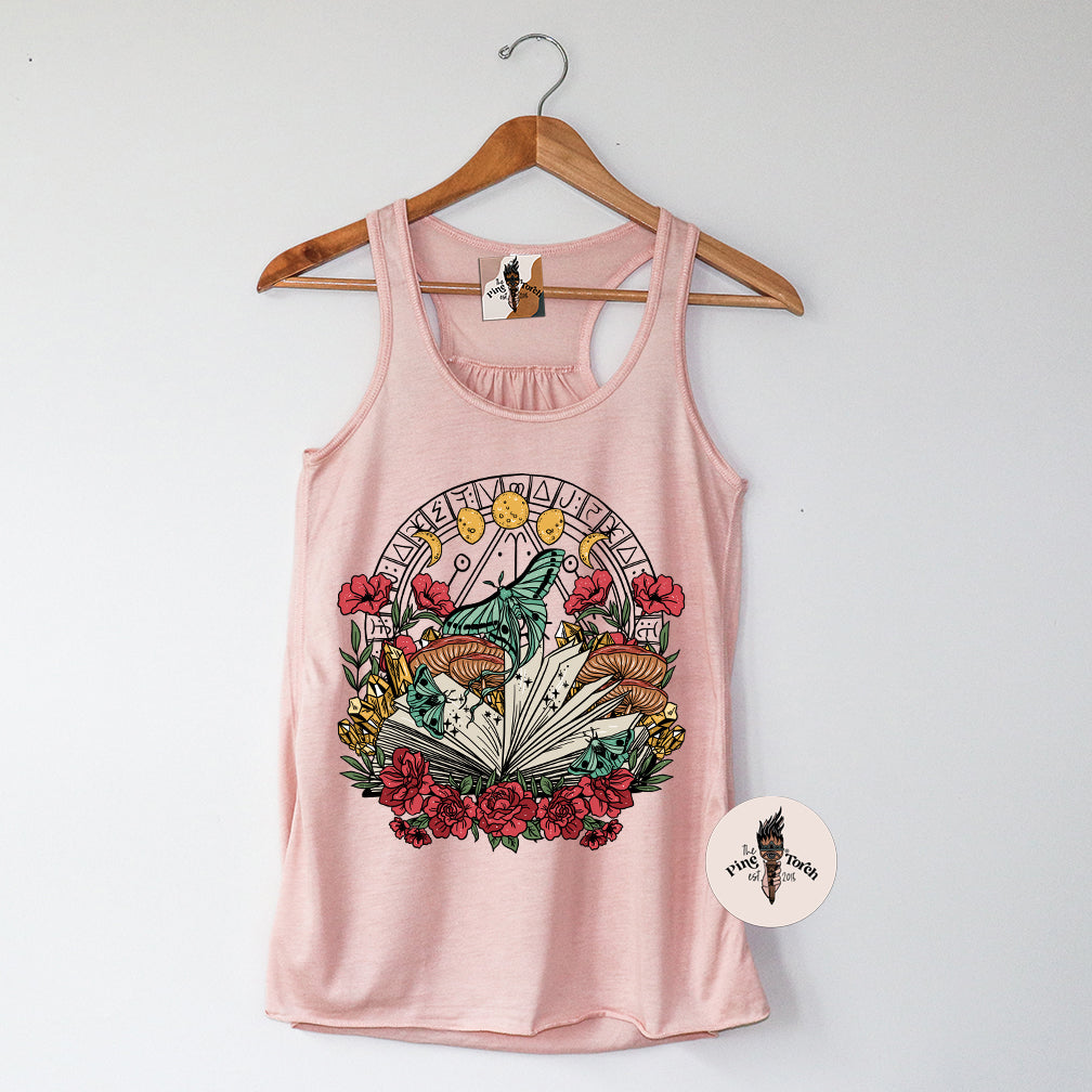 WITCHY BOOK // FLOWY RACERBACK TANK