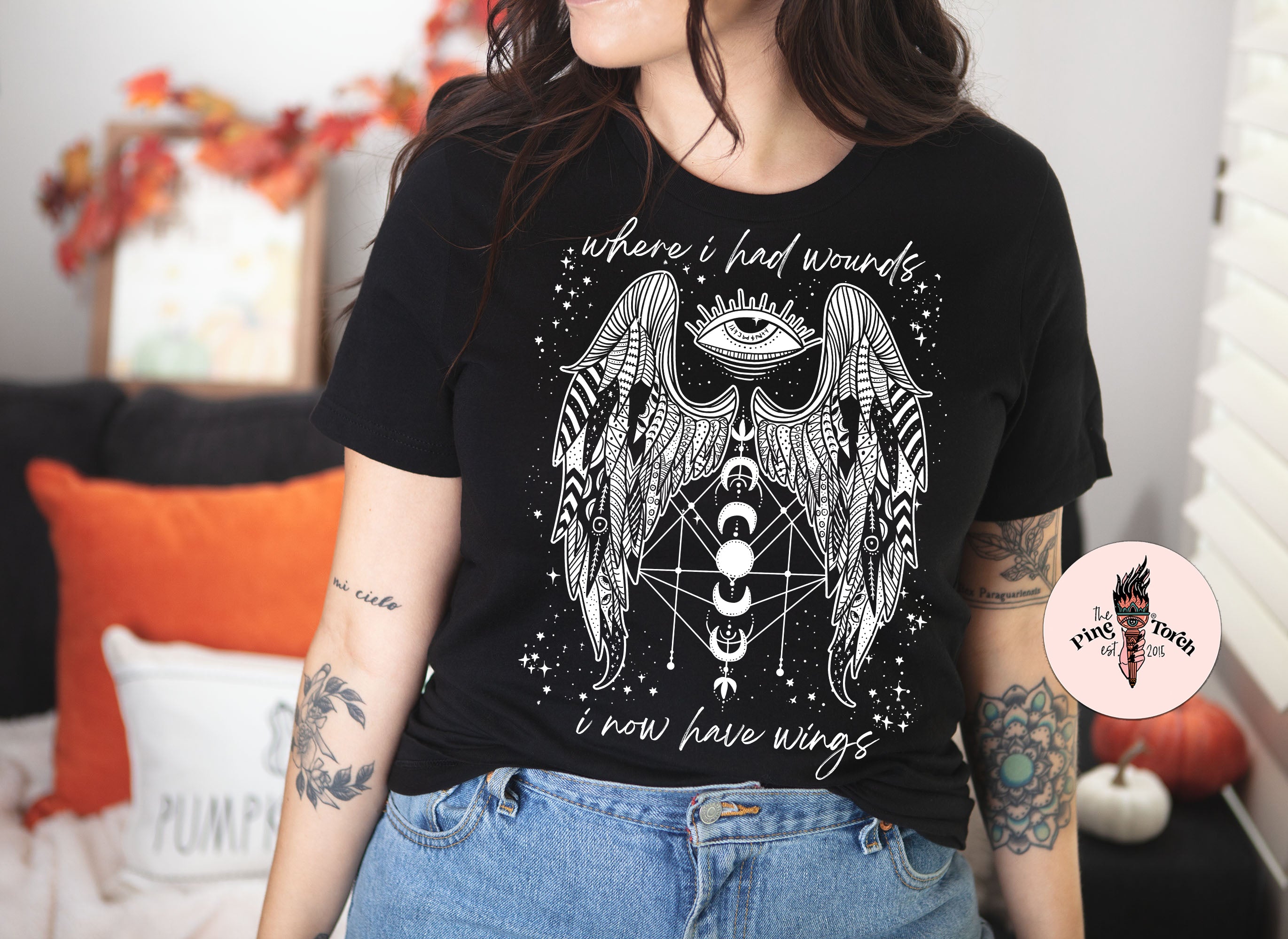 WHERE I HAD WOUNDS I NOW HAVE WINGS // UNISEX TEE