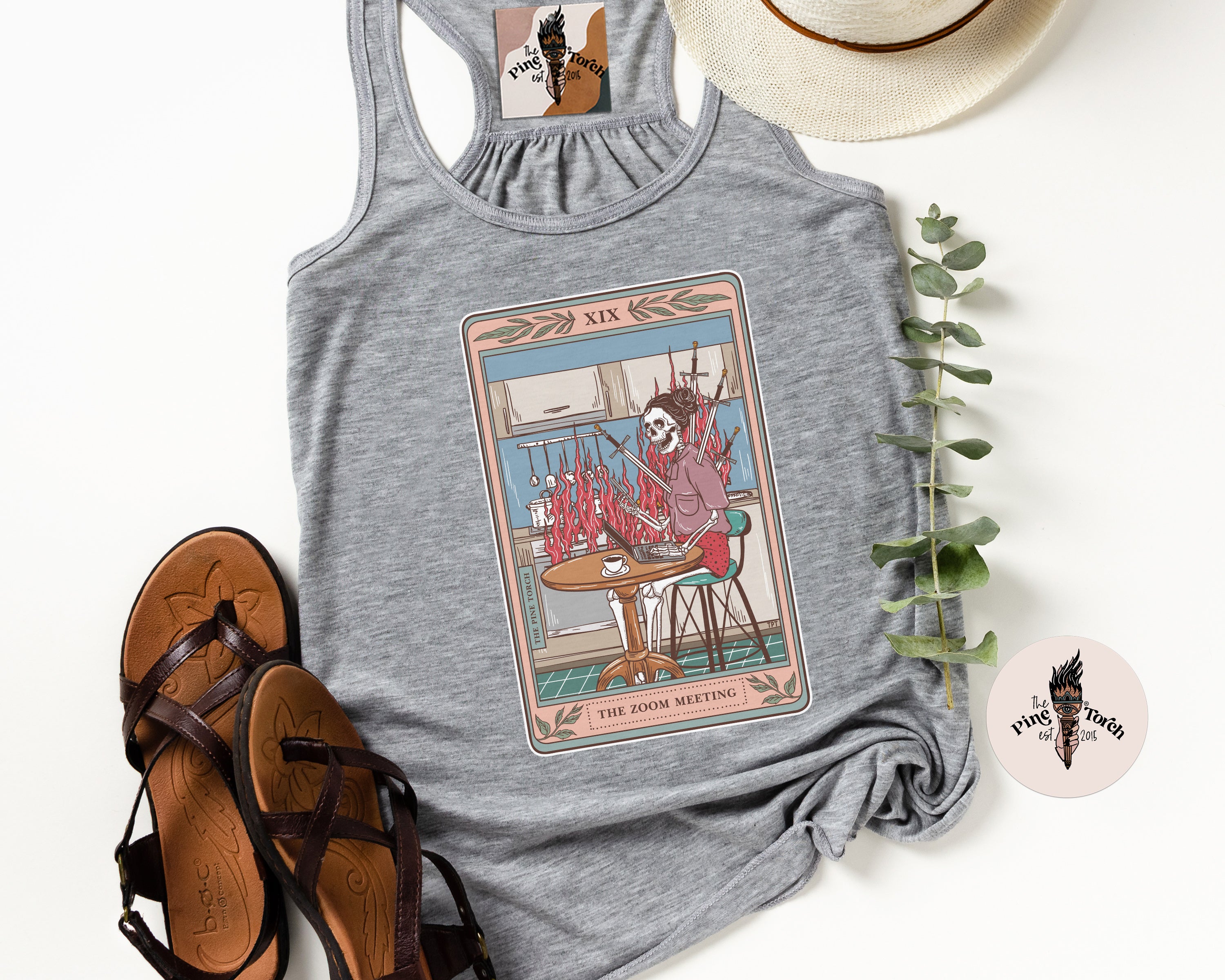 THE VIDEO MEETING // FLOWY RACERBACK TANK
