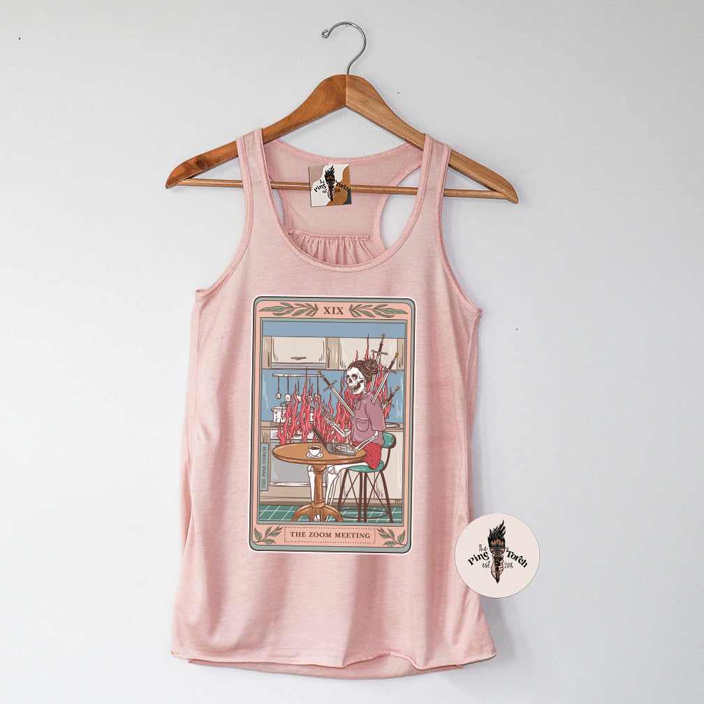 THE VIDEO MEETING // FLOWY RACERBACK TANK