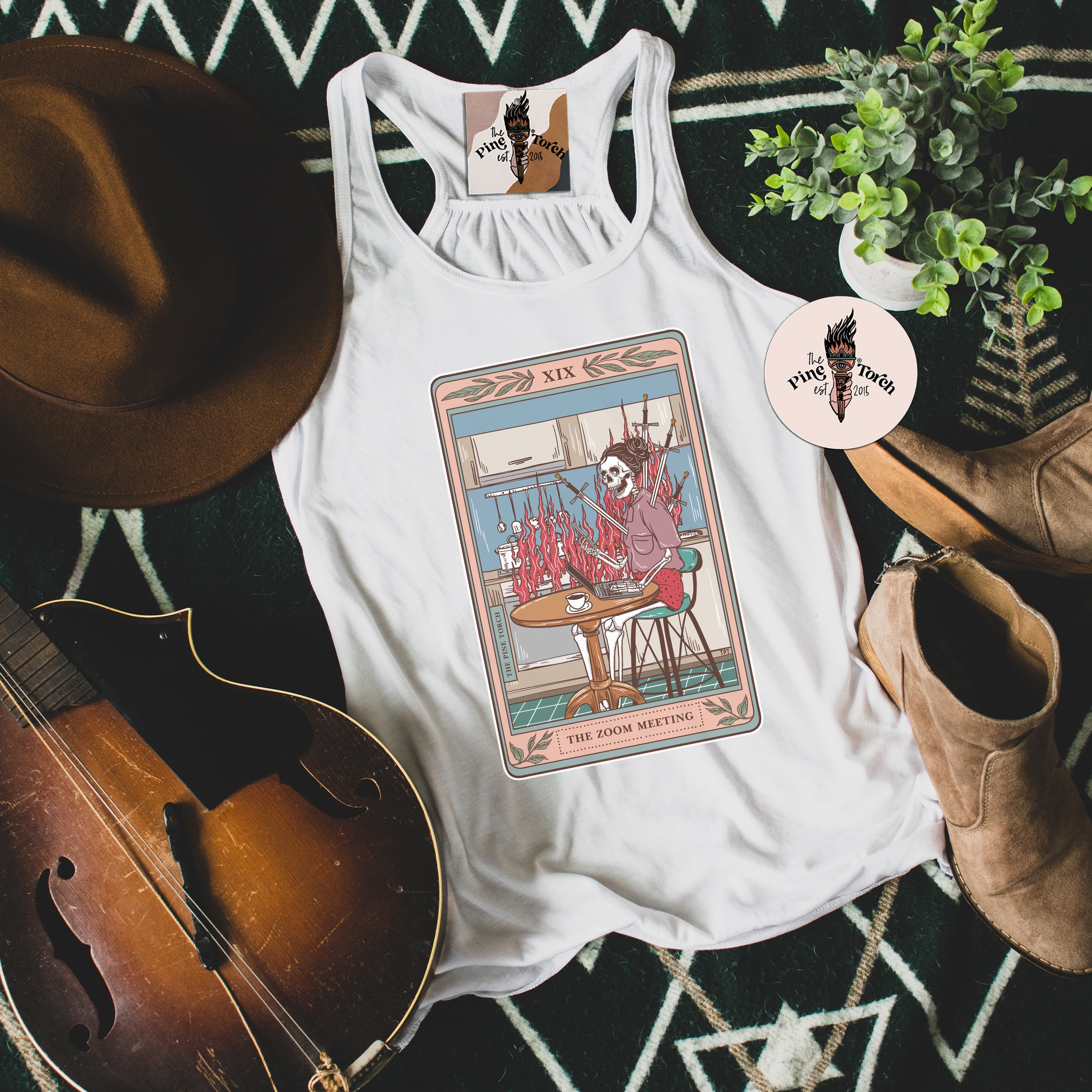 THE VIDEO MEETING // FLOWY RACERBACK TANK