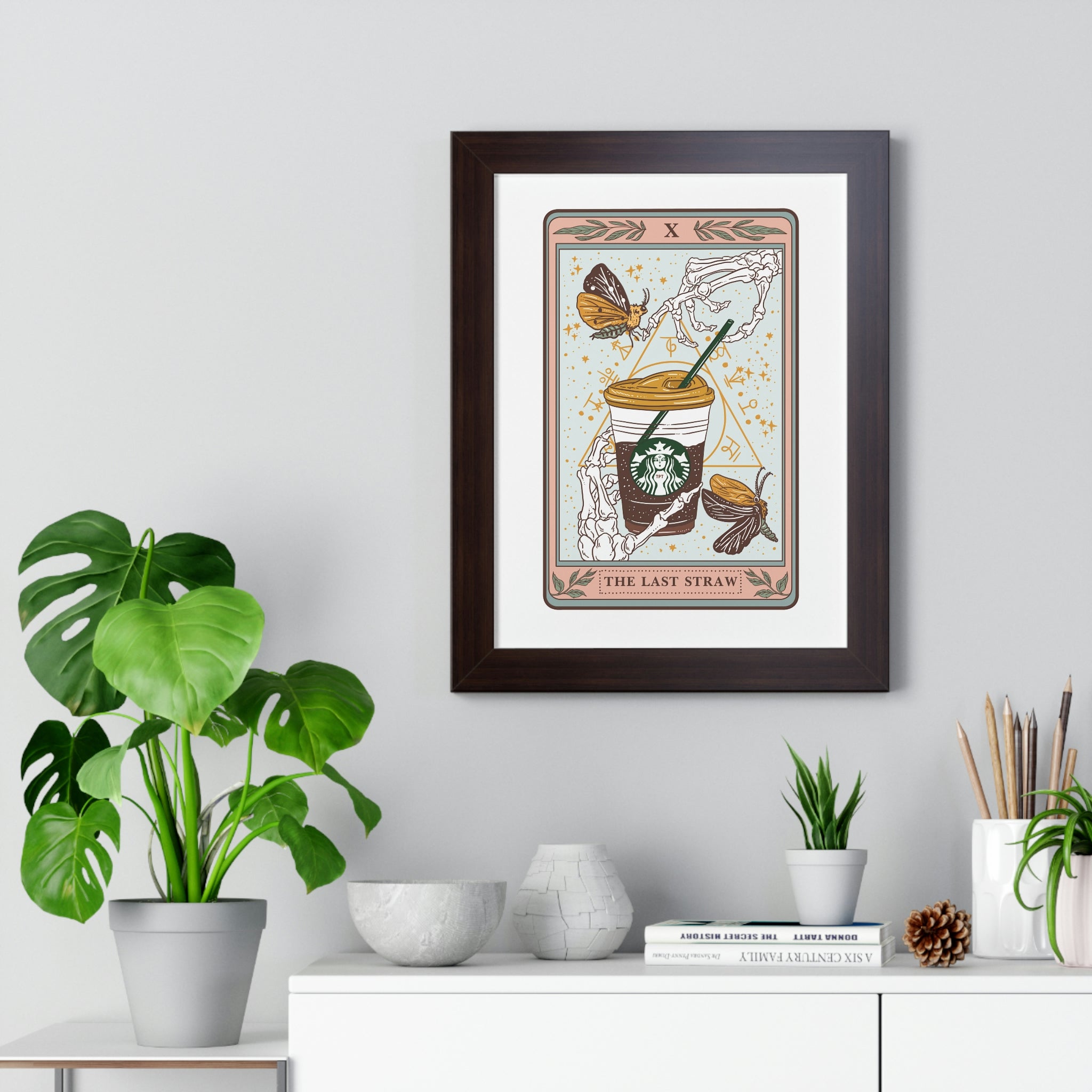 THE LAST STRAW // FRAMED POSTER PRINT