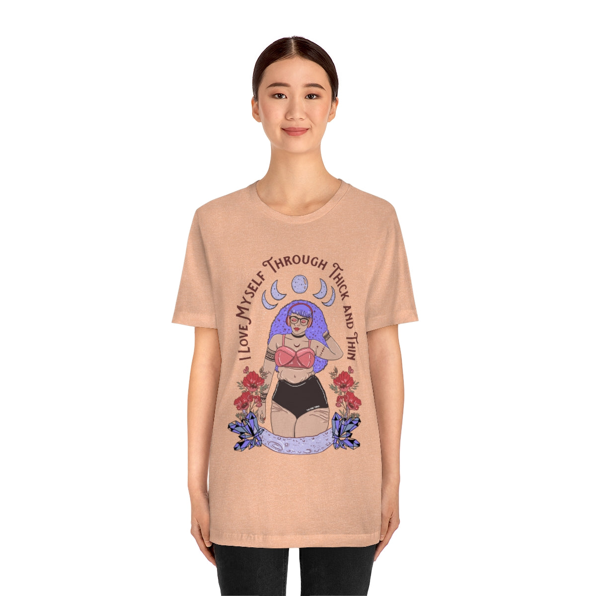 I LOVE MYSELF THROUGH THICK AND THIN // UNISEX TEE