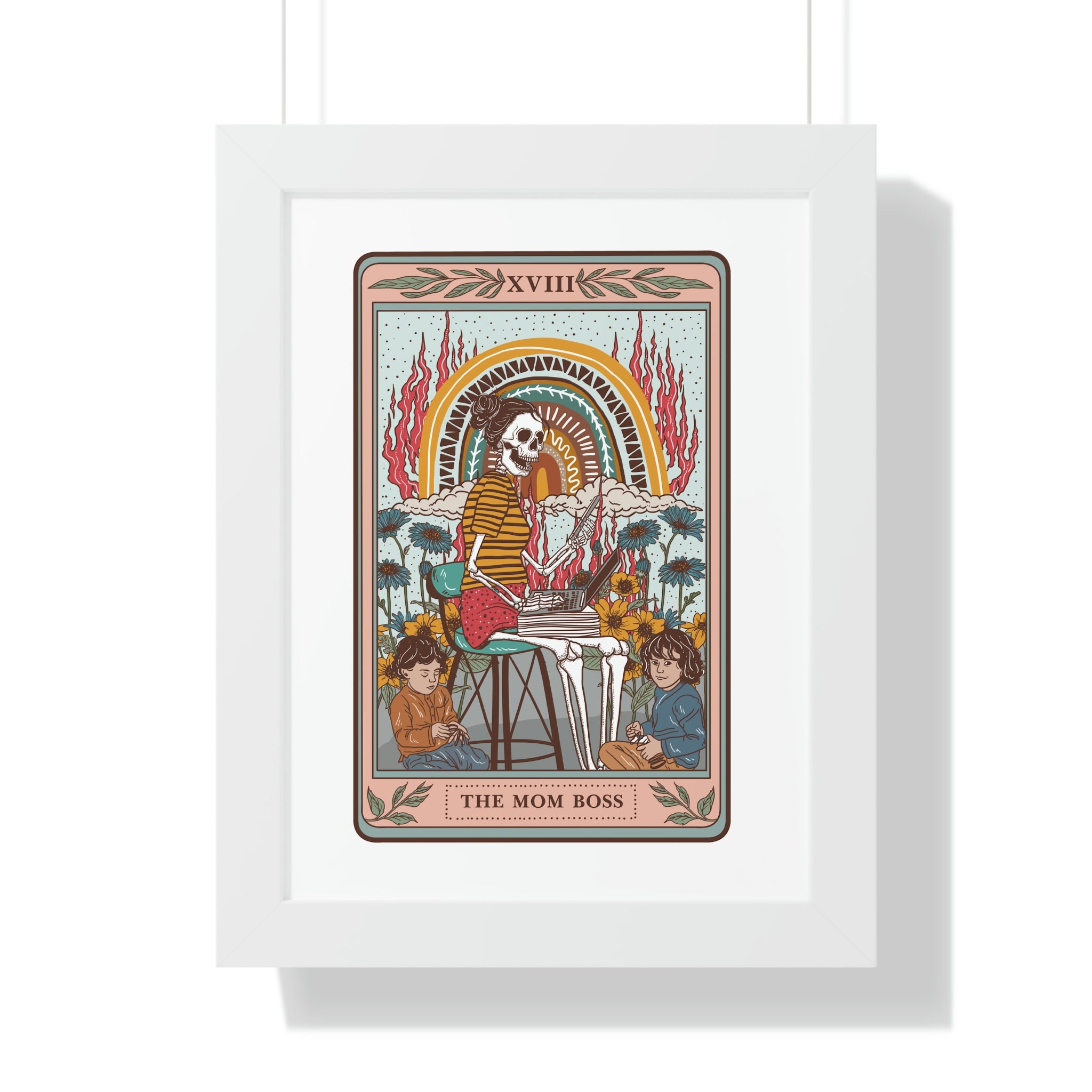 THE MOM BOSS // FRAMED POSTER PRINT