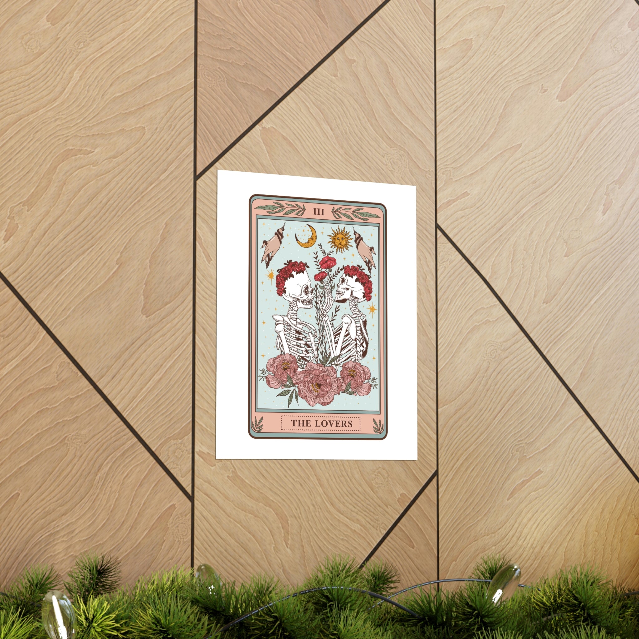 THE LOVERS (female/female) // MATTE POSTER PRINT