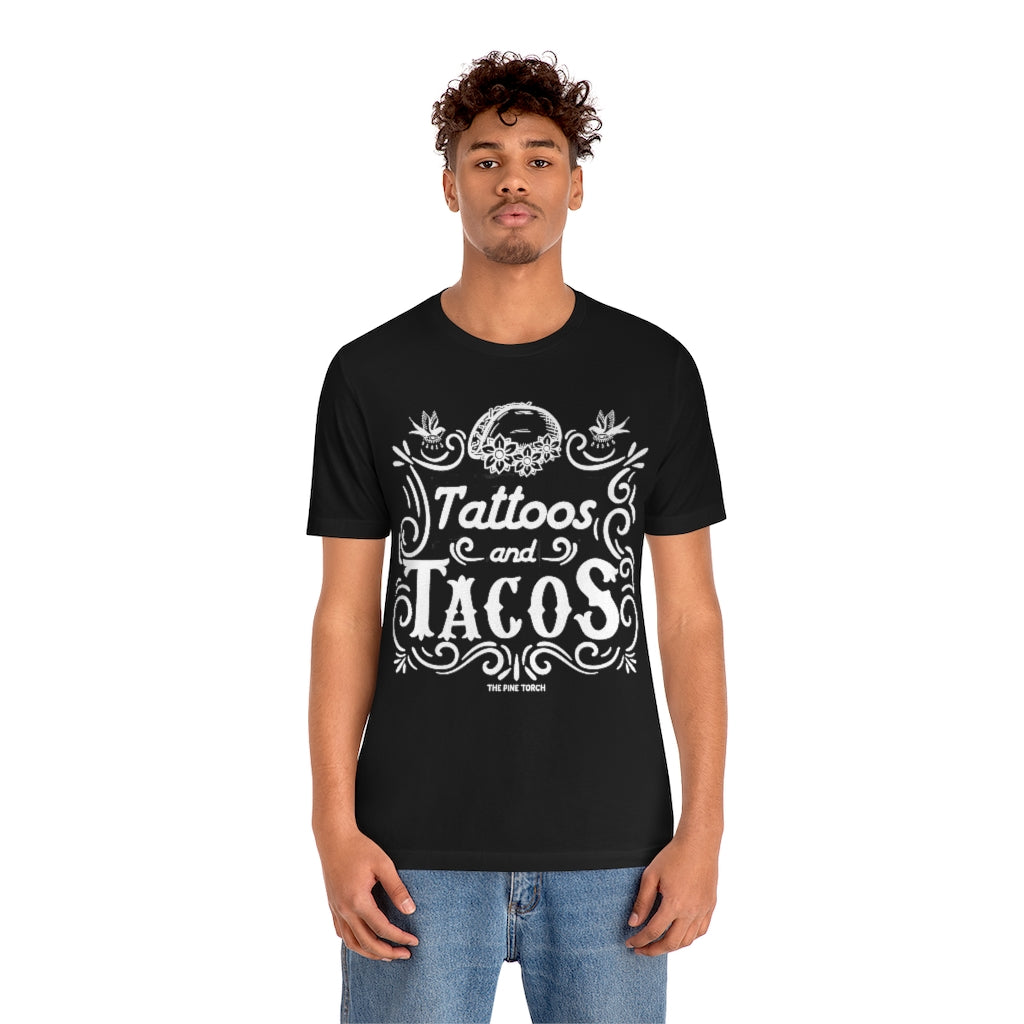 TATTOOS AND TACOS // UNISEX TEE (2 colors)