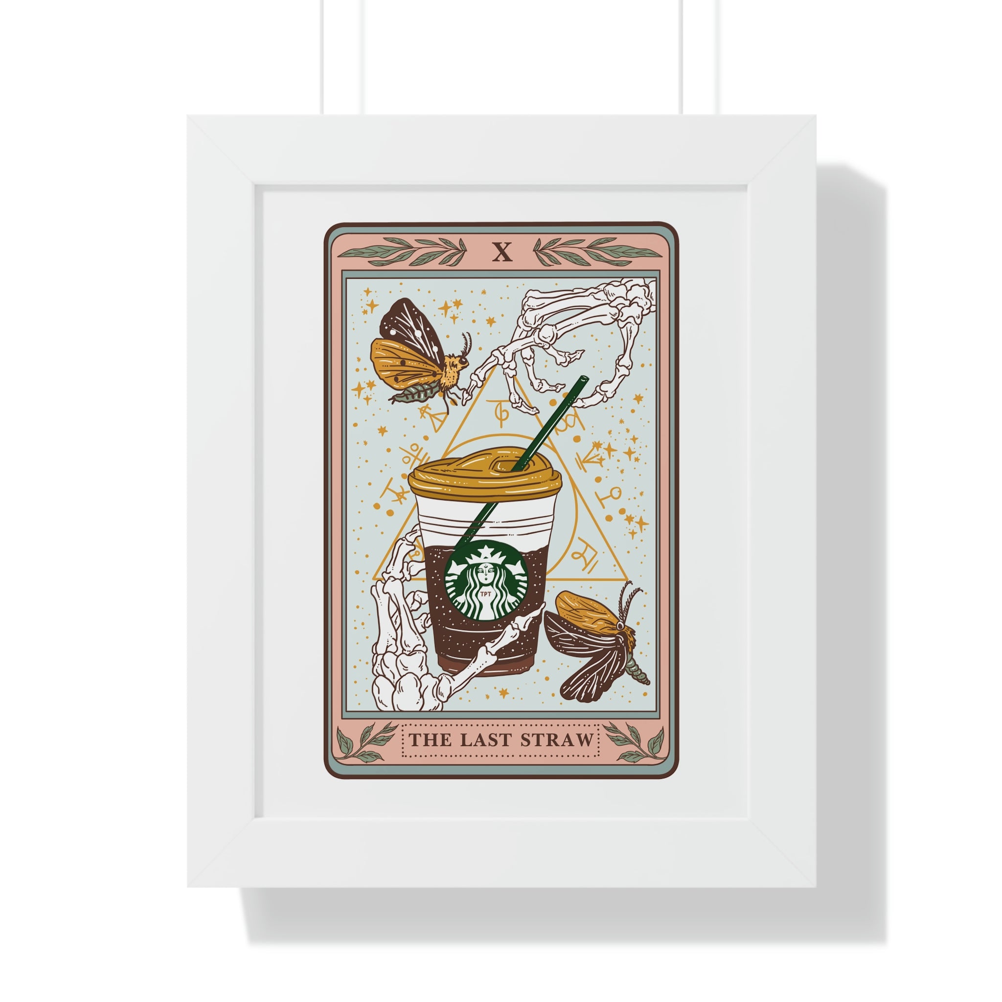 THE LAST STRAW // FRAMED POSTER PRINT
