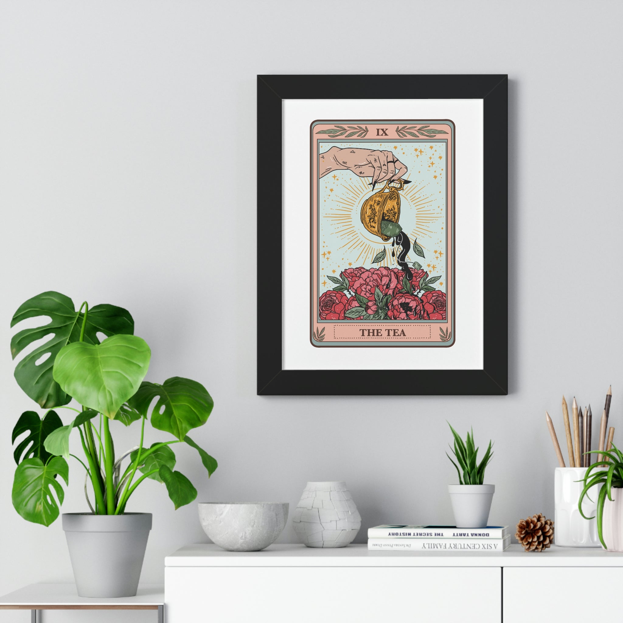 THE TEA // FRAMED POSTER PRINT