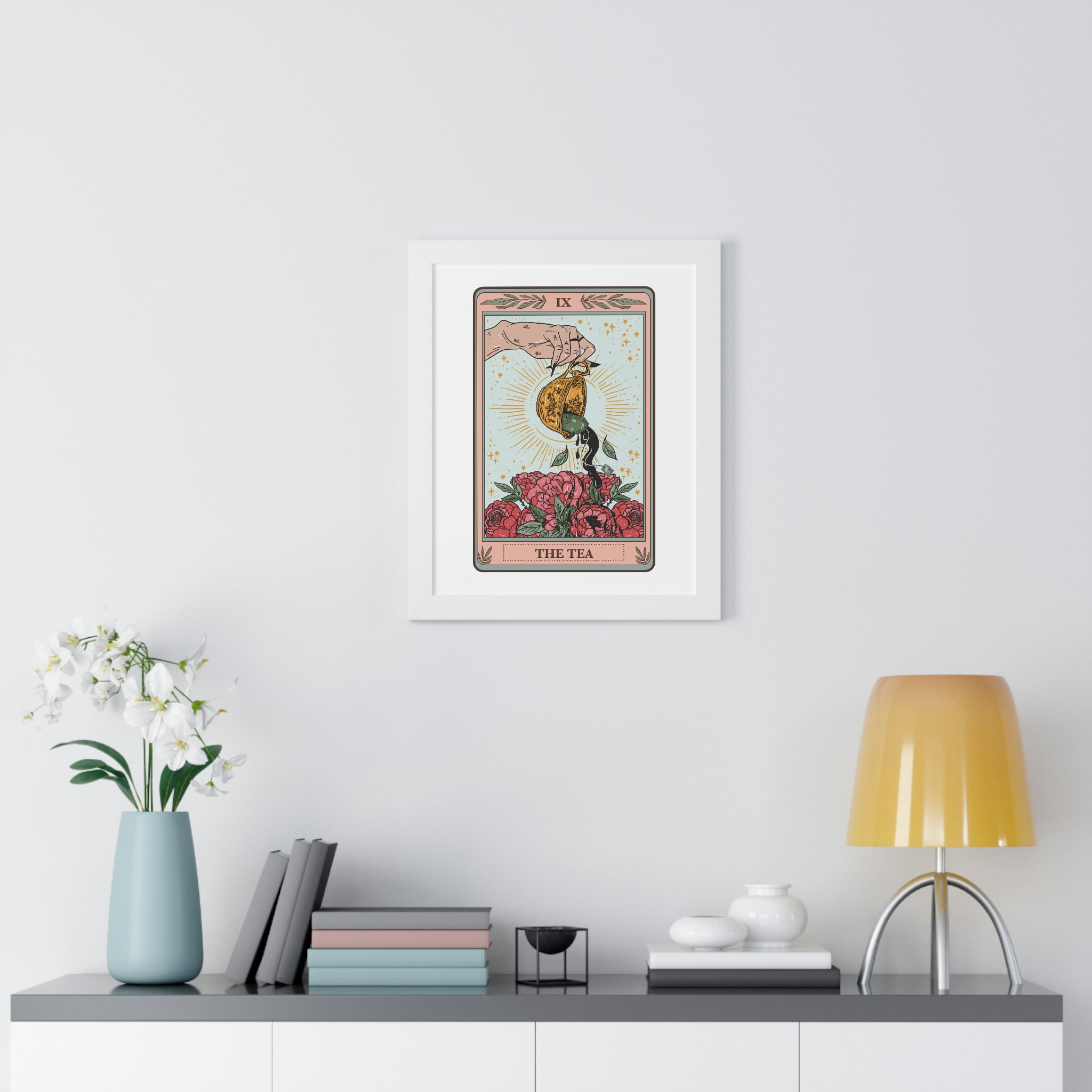 THE TEA // FRAMED POSTER PRINT