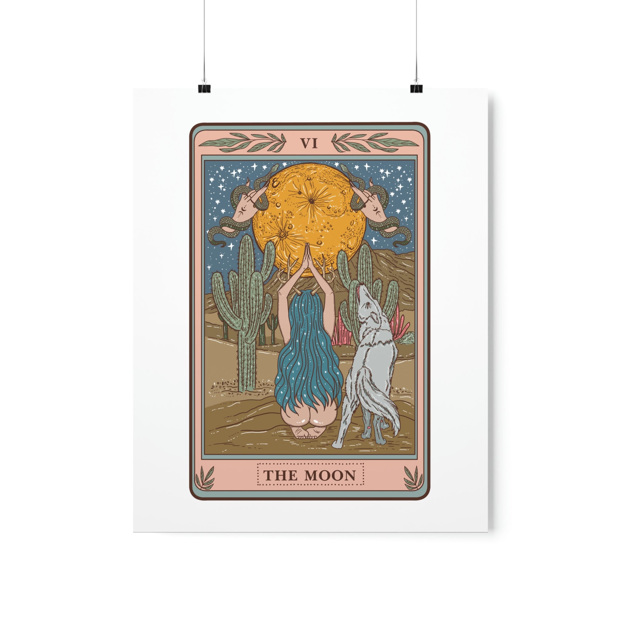 THE MOON // MATTE POSTER PRINT