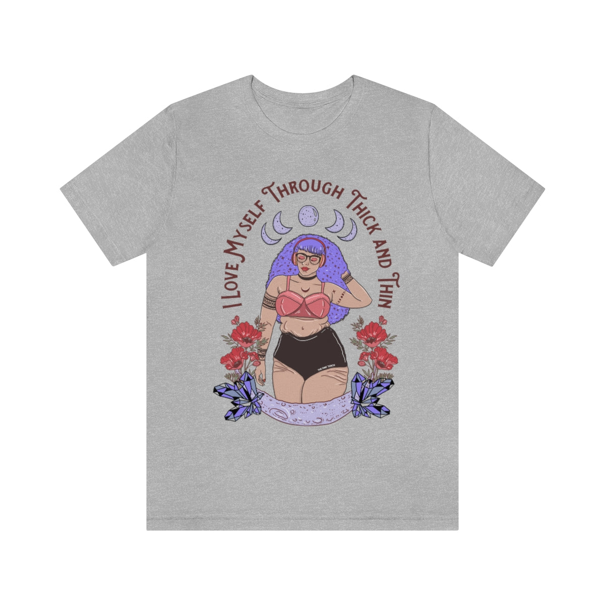 I LOVE MYSELF THROUGH THICK AND THIN // UNISEX TEE