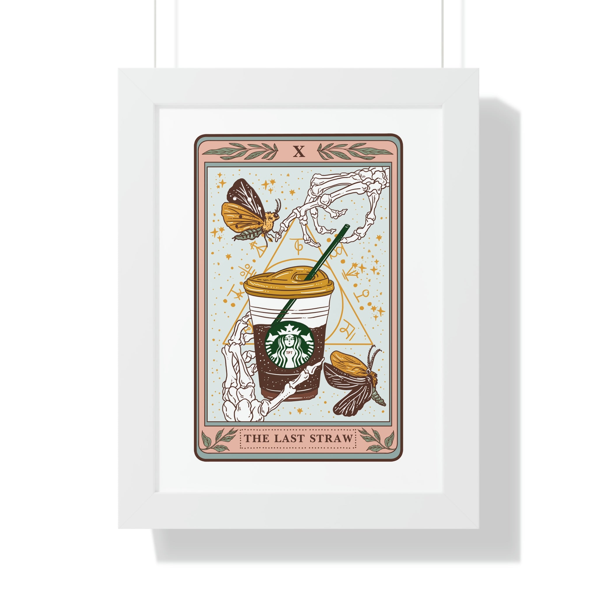 THE LAST STRAW // FRAMED POSTER PRINT