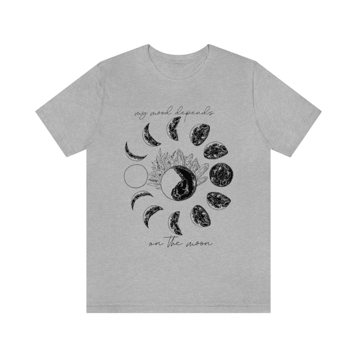 MY MOOD DEPENDS ON THE MOON // UNISEX TEE