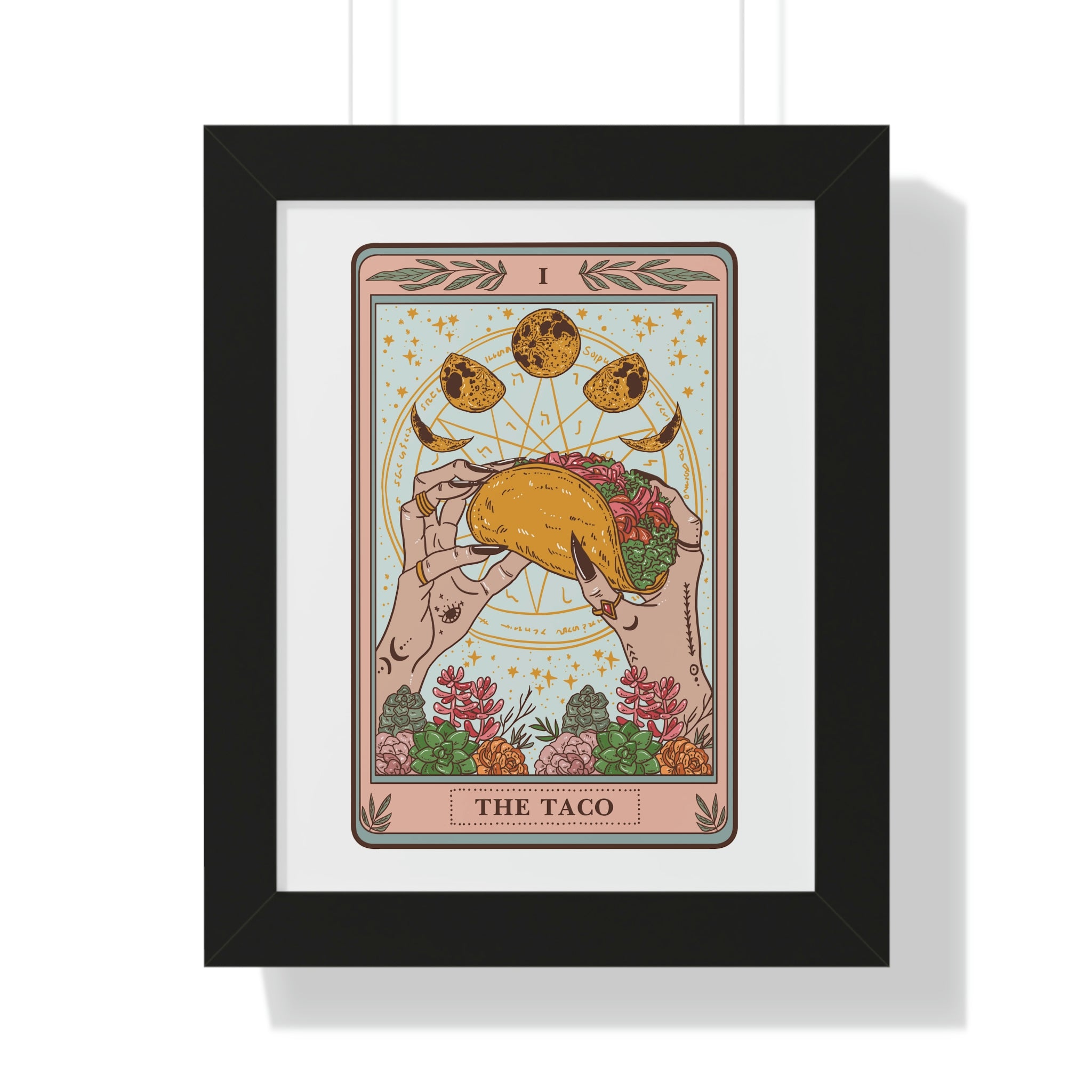 THE TACO // FRAMED POSTER PRINT