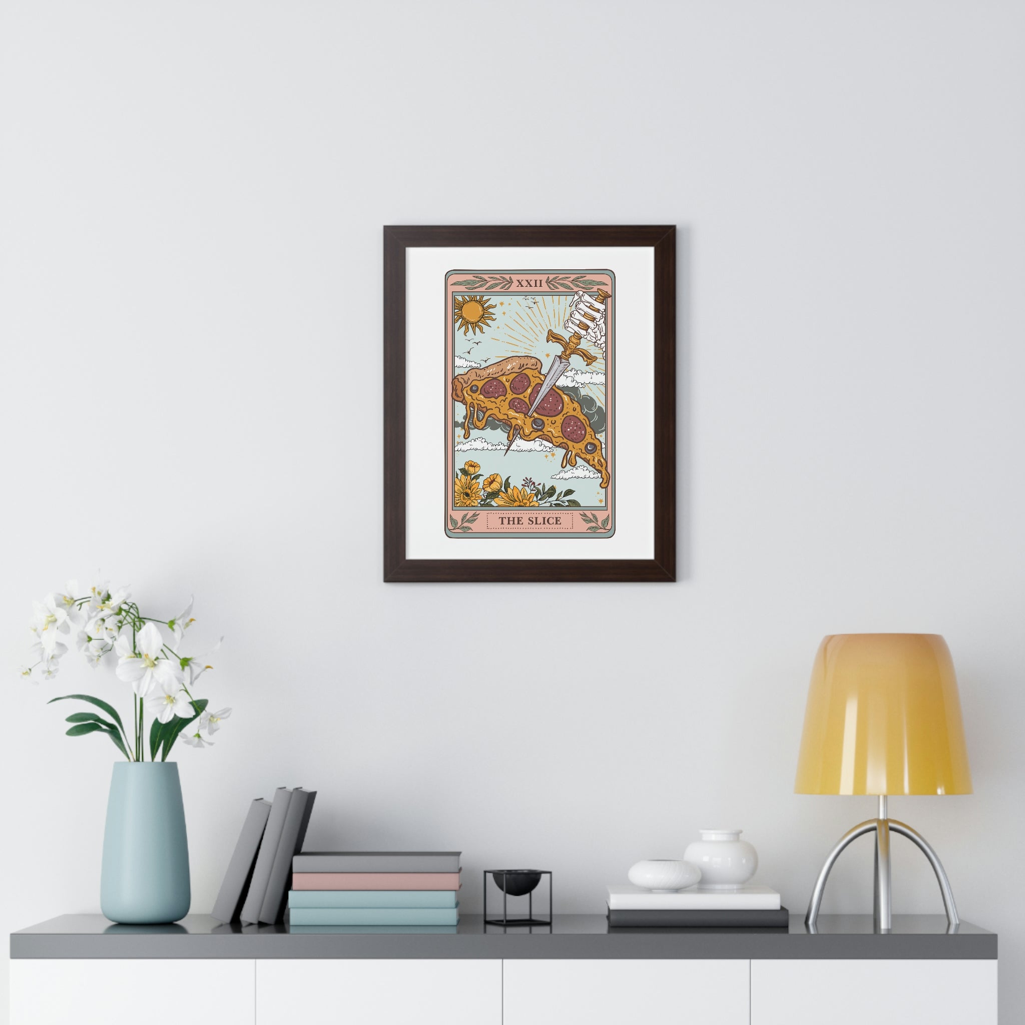 THE SLICE // FRAMED POSTER PRINT