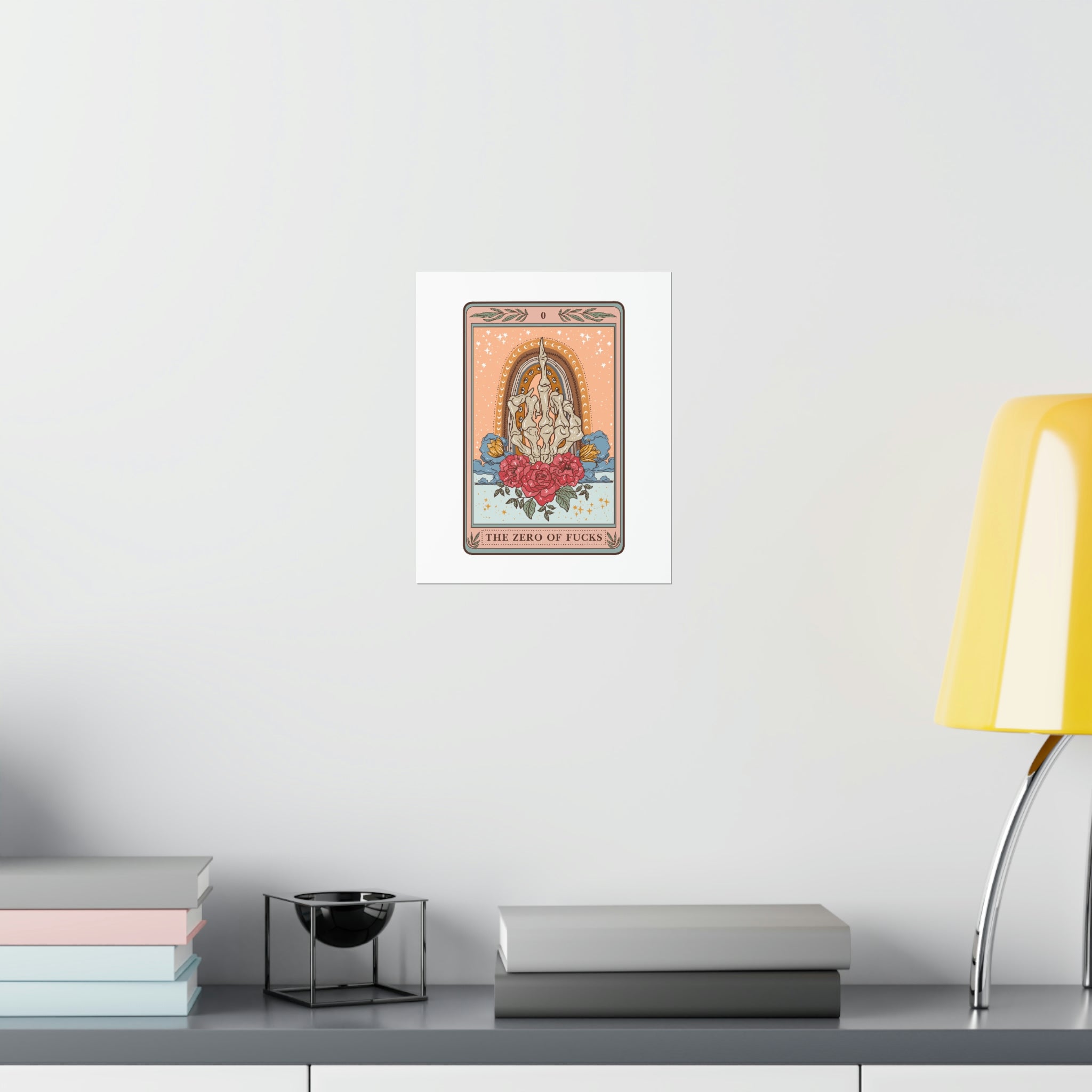 THE ZERO OF FUCKS // MATTE POSTER PRINT