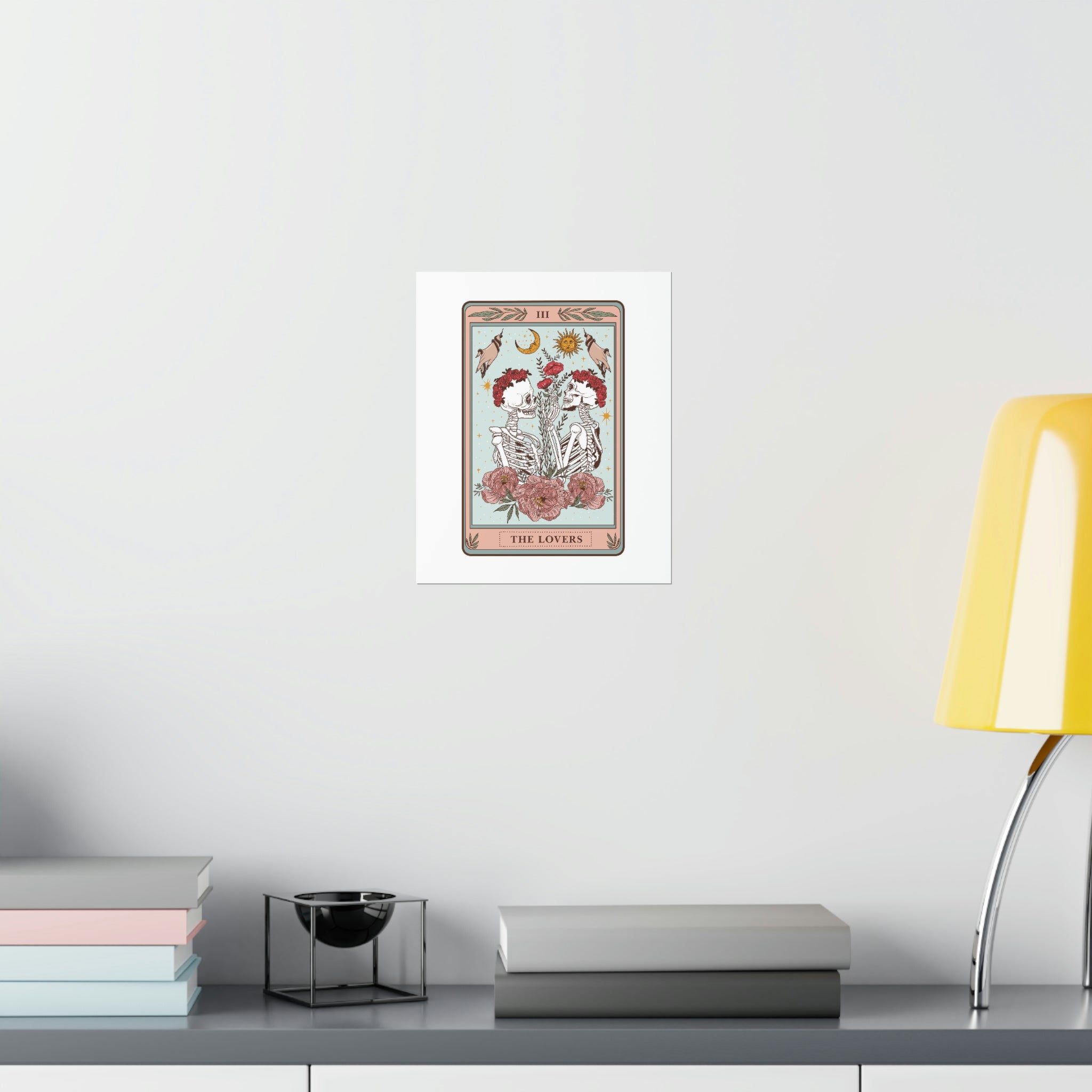 THE LOVERS (female/female) // MATTE POSTER PRINT