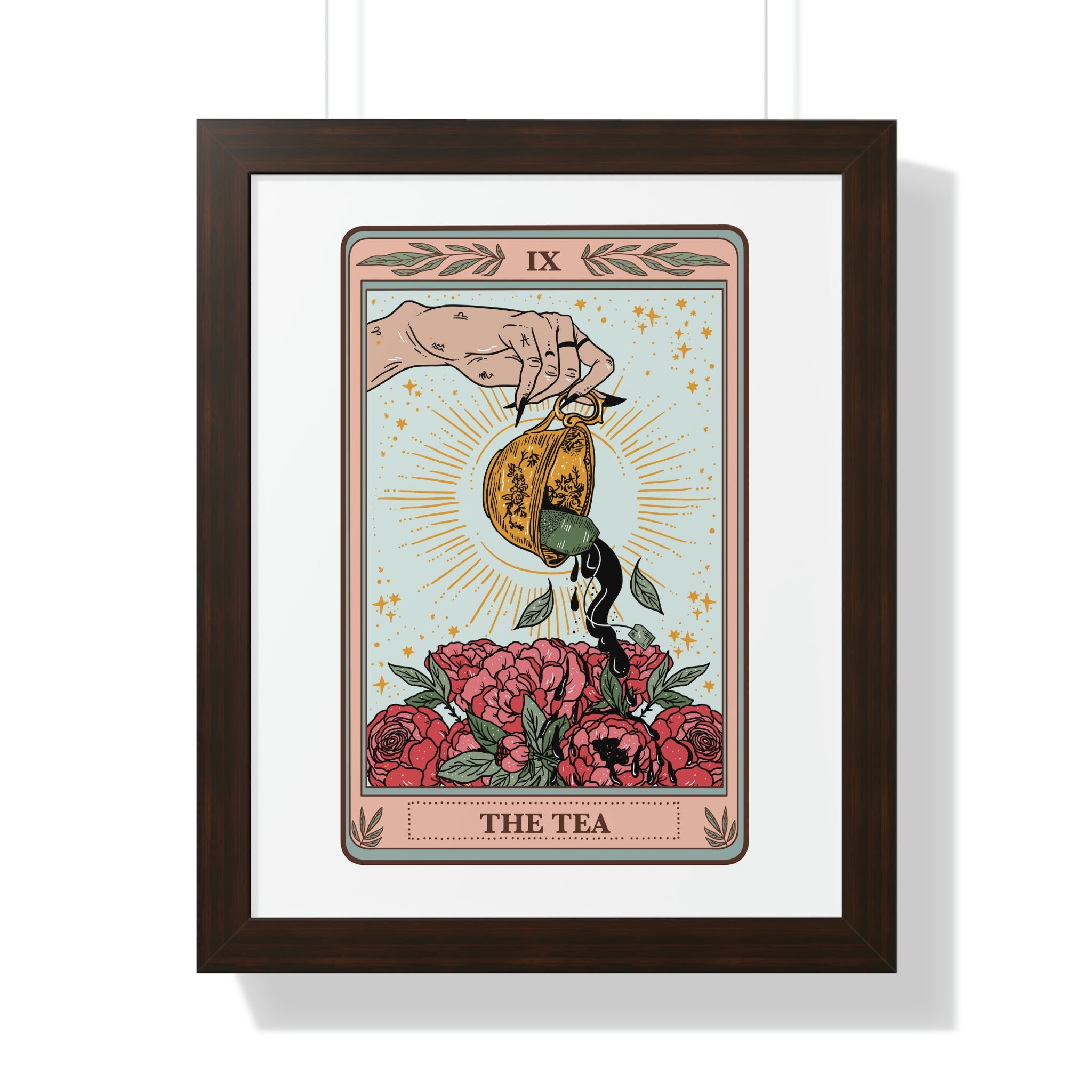 THE TEA // FRAMED POSTER PRINT