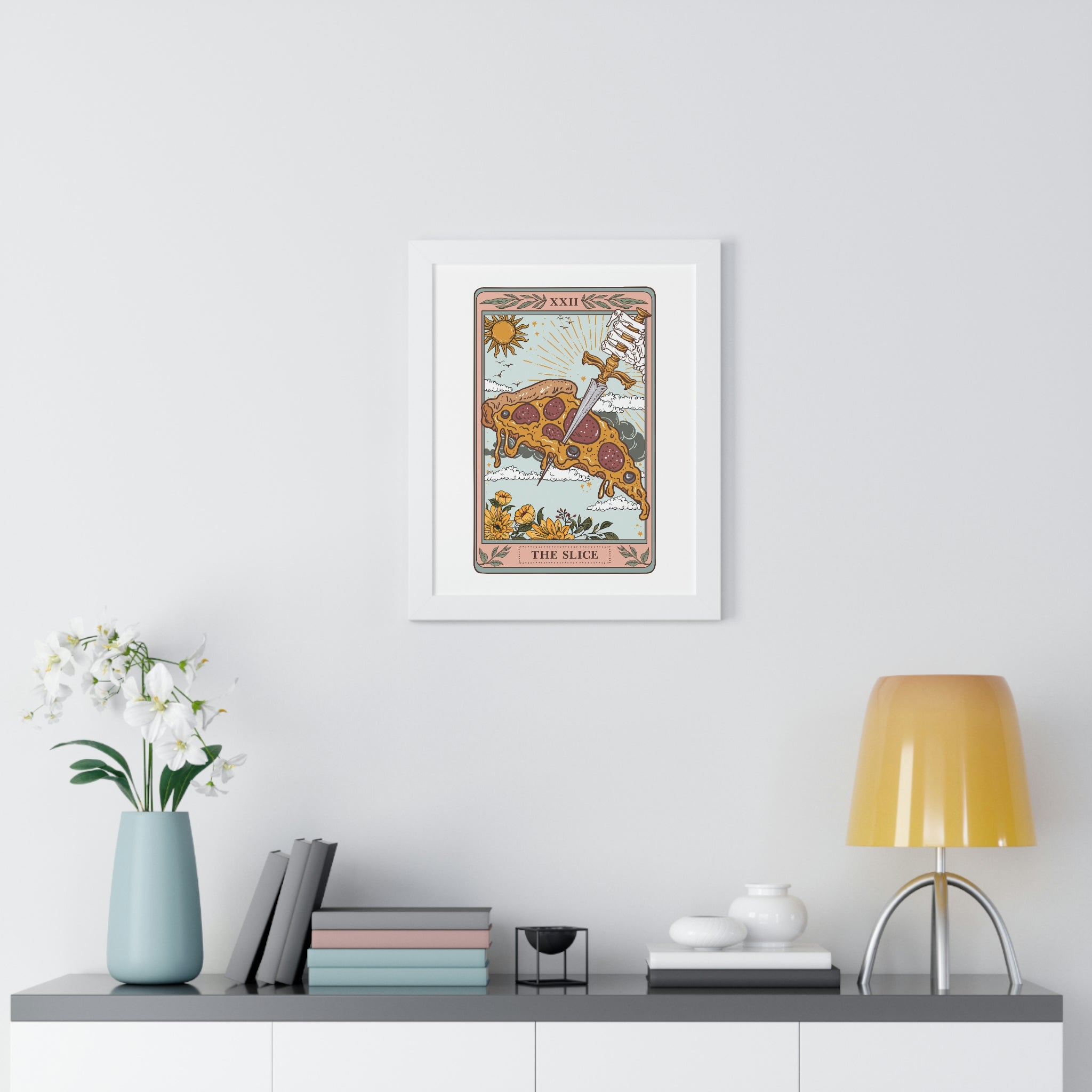 THE SLICE // FRAMED POSTER PRINT