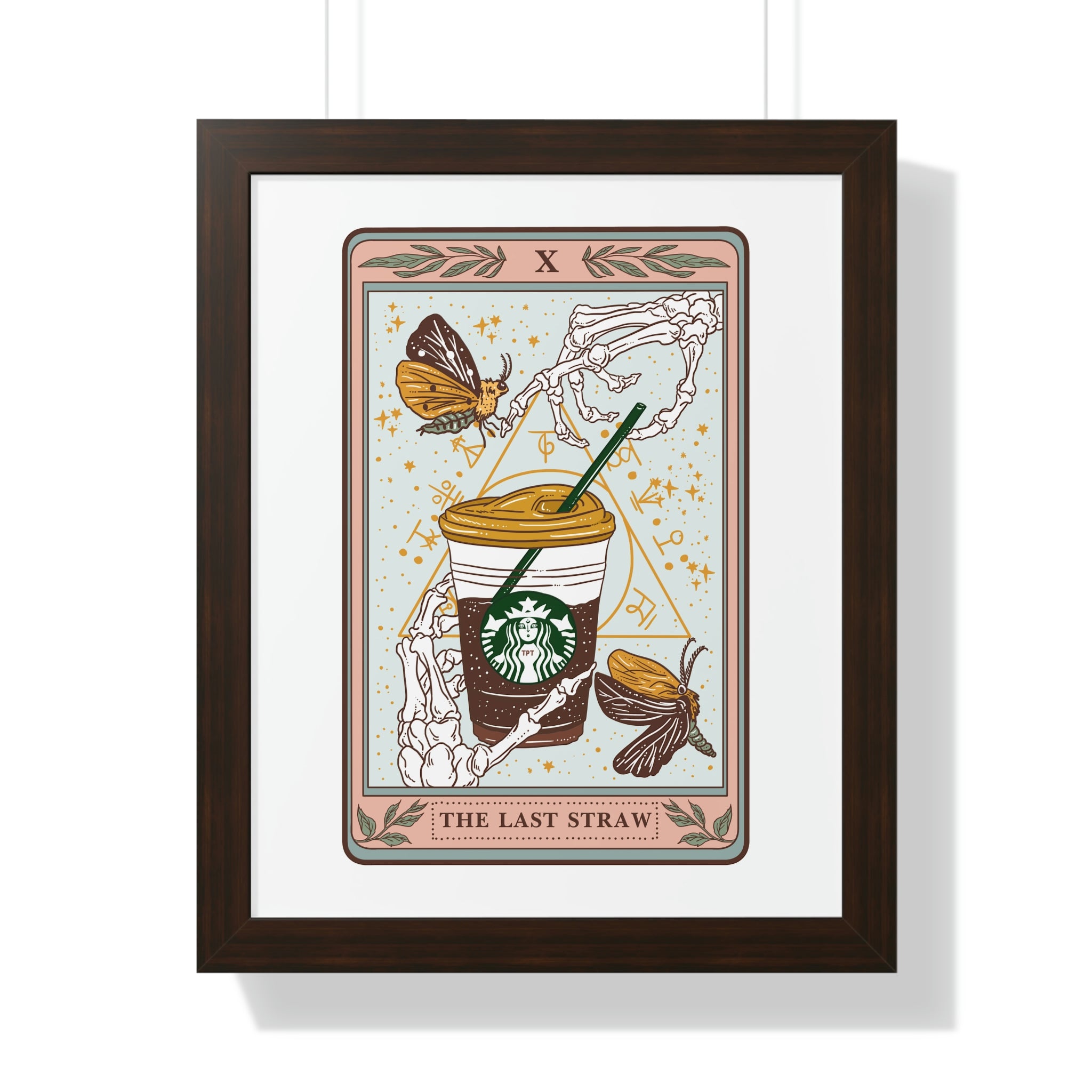THE LAST STRAW // FRAMED POSTER PRINT