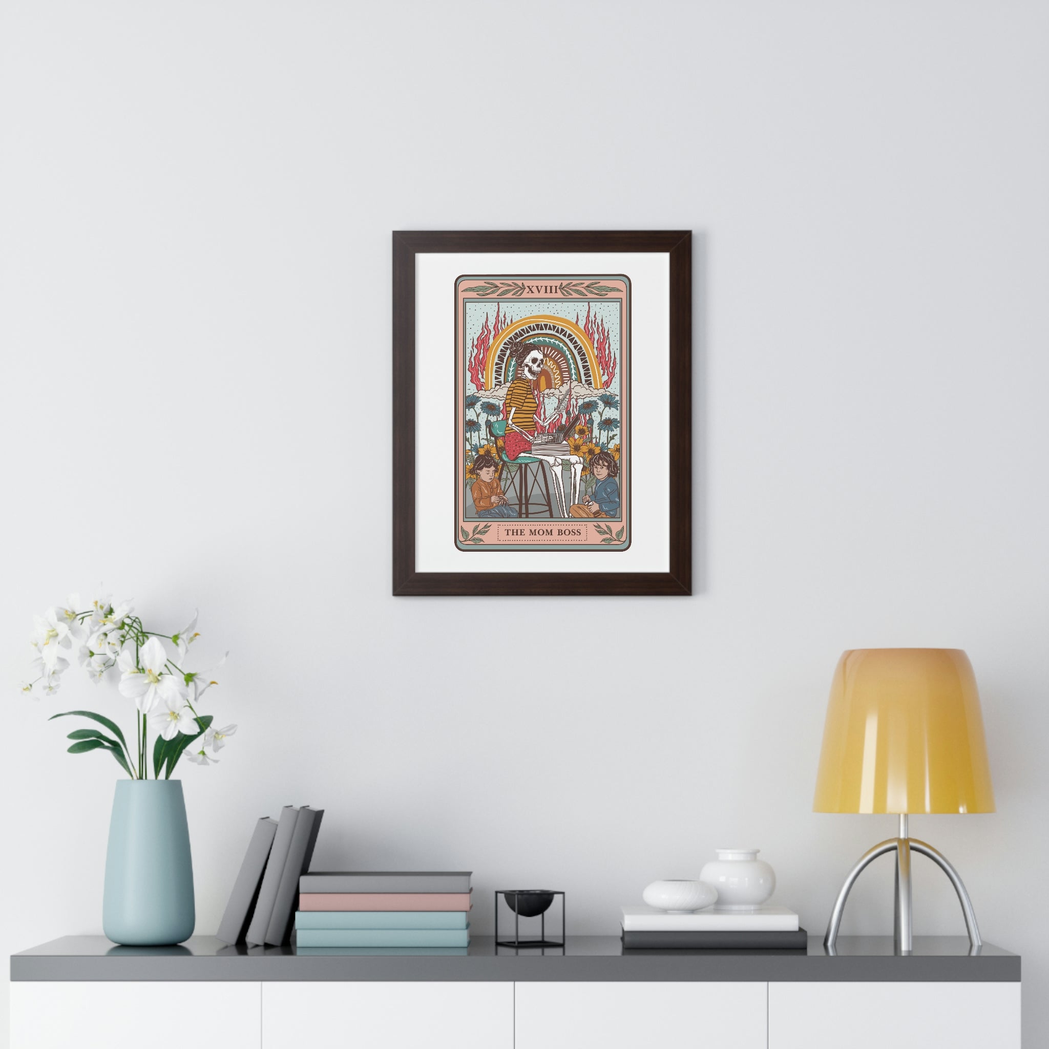 THE MOM BOSS // FRAMED POSTER PRINT