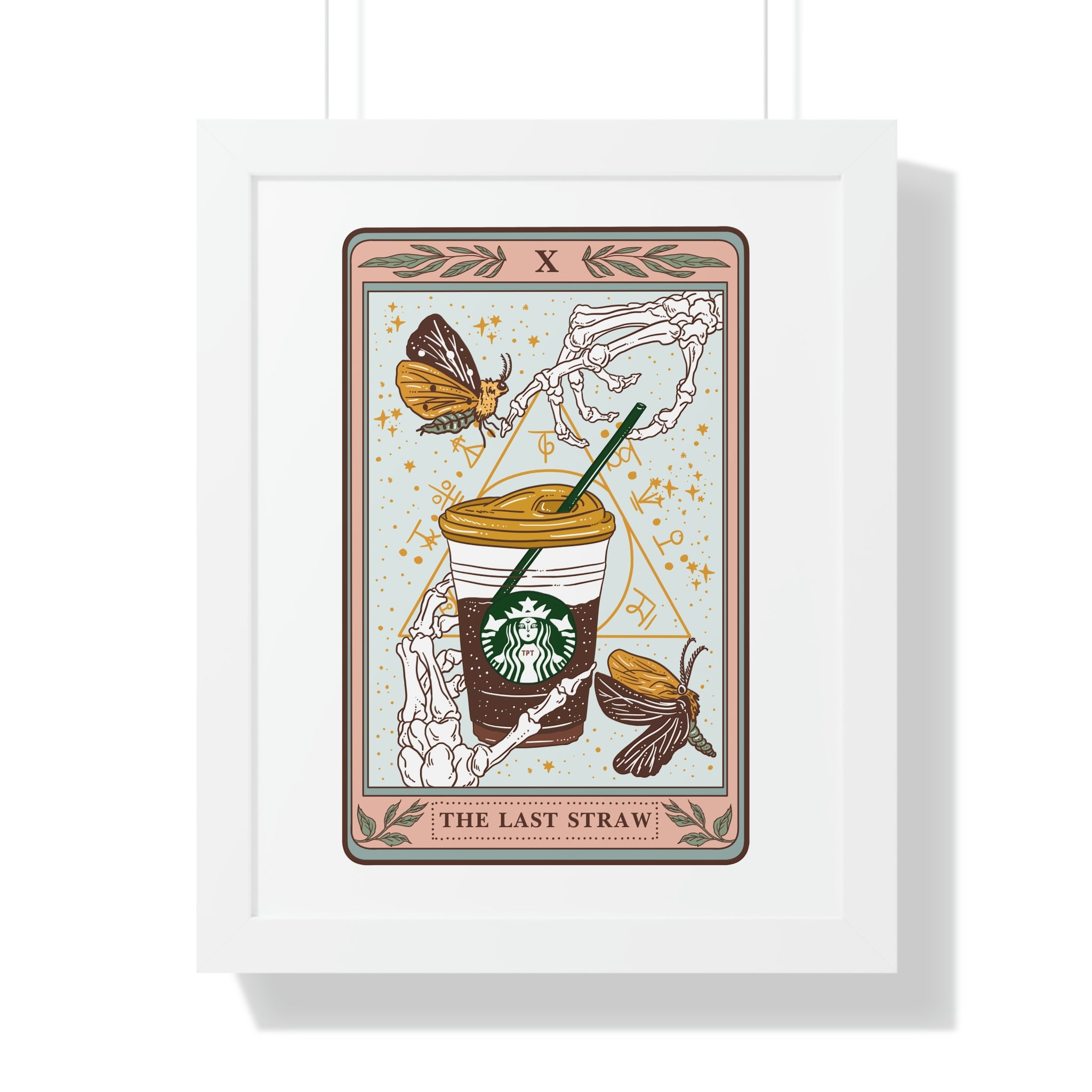 THE LAST STRAW // FRAMED POSTER PRINT