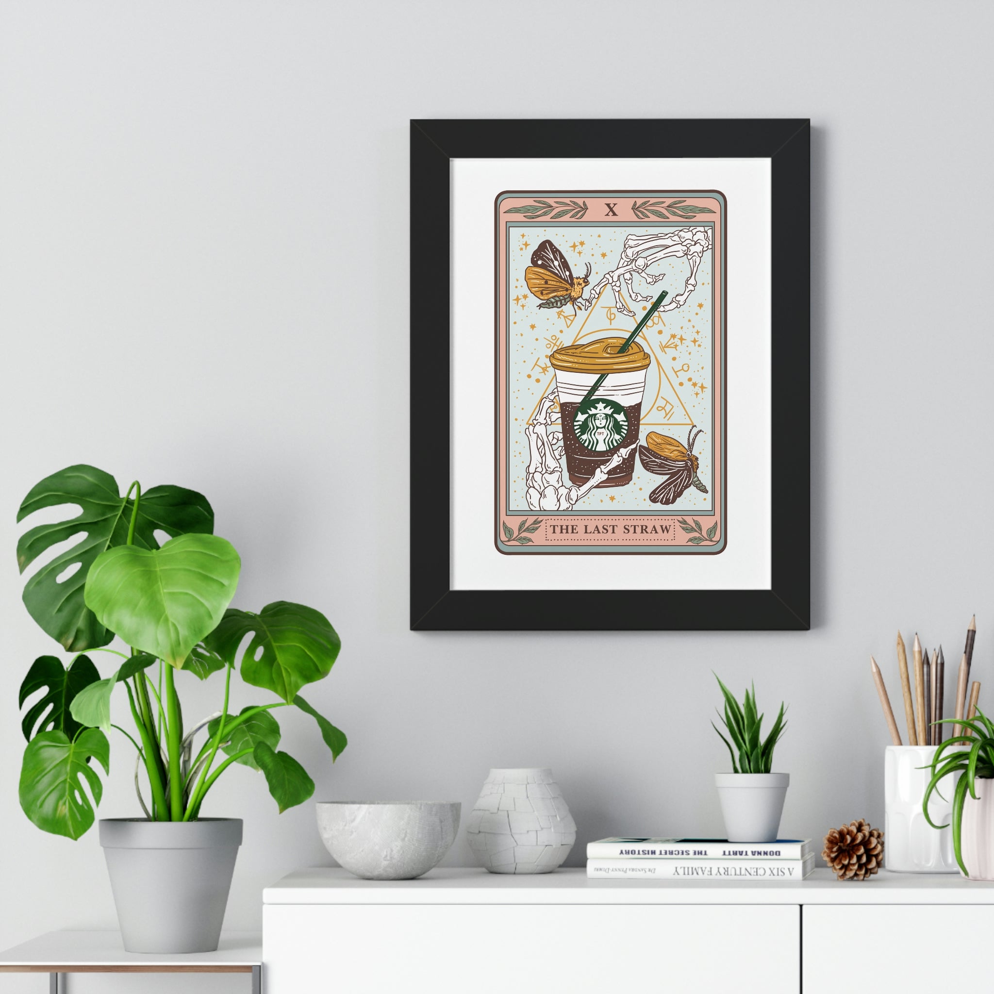THE LAST STRAW // FRAMED POSTER PRINT