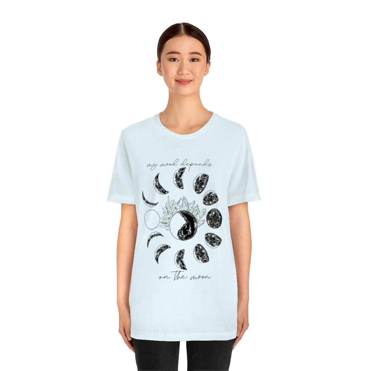 MY MOOD DEPENDS ON THE MOON // UNISEX TEE