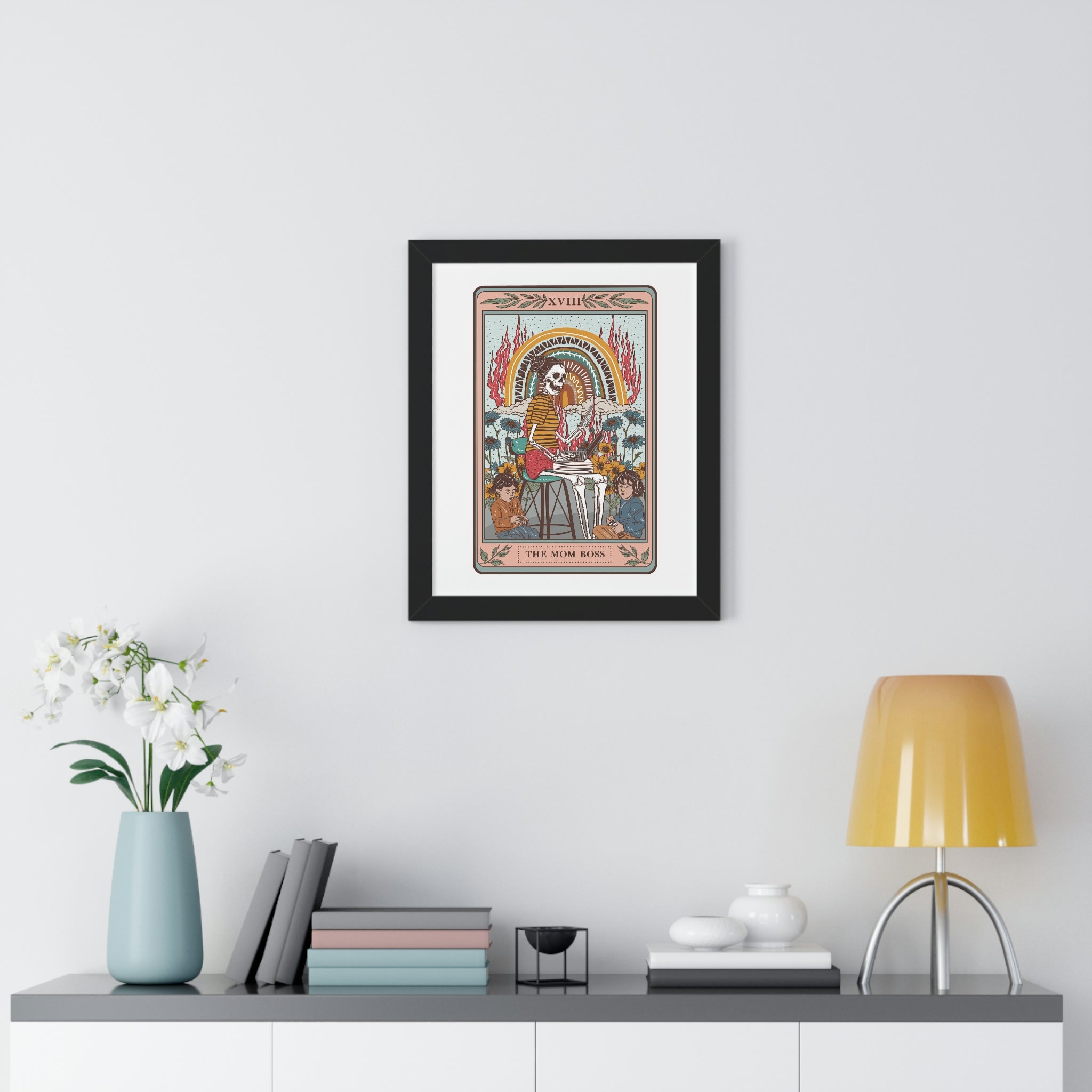THE MOM BOSS // FRAMED POSTER PRINT