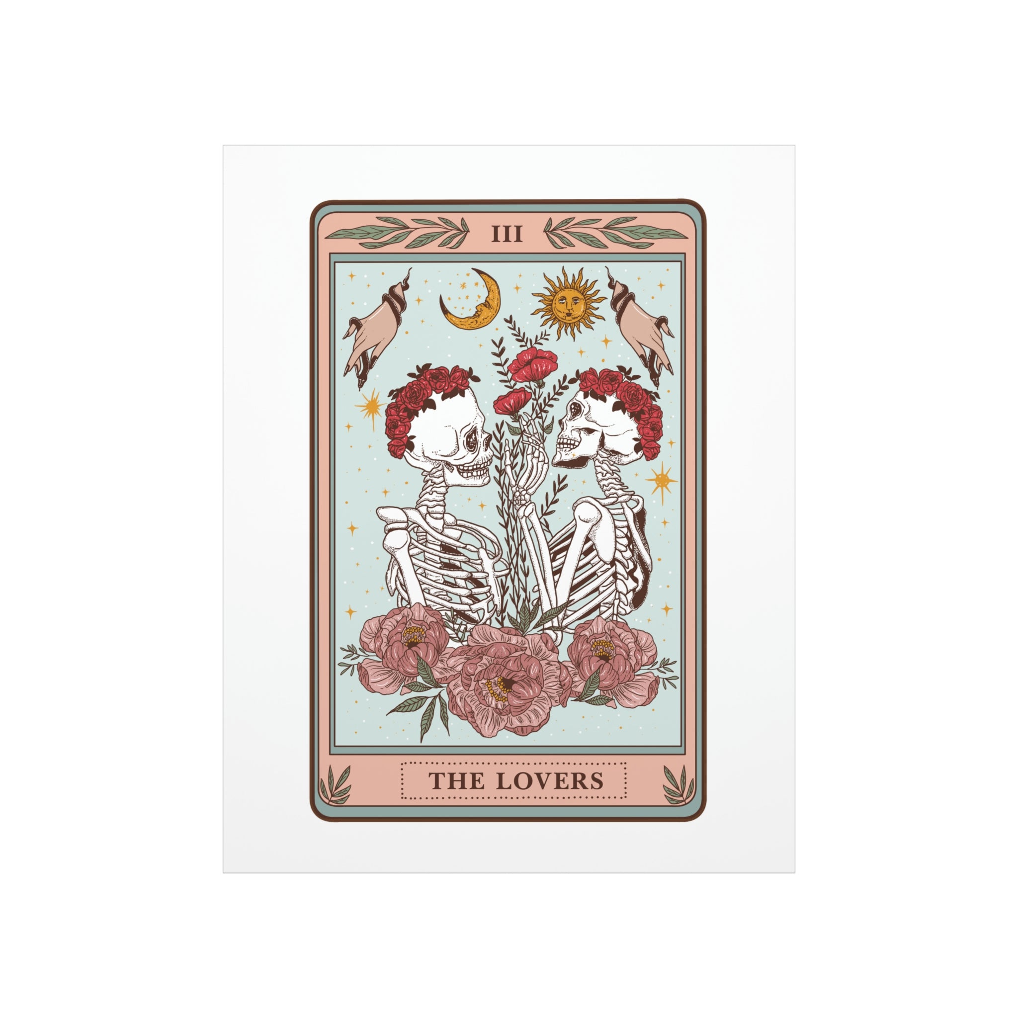 THE LOVERS (female/female) // MATTE POSTER PRINT